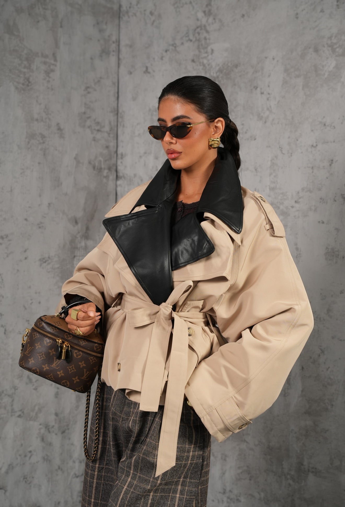 Trench ecopelle Viktoria beige