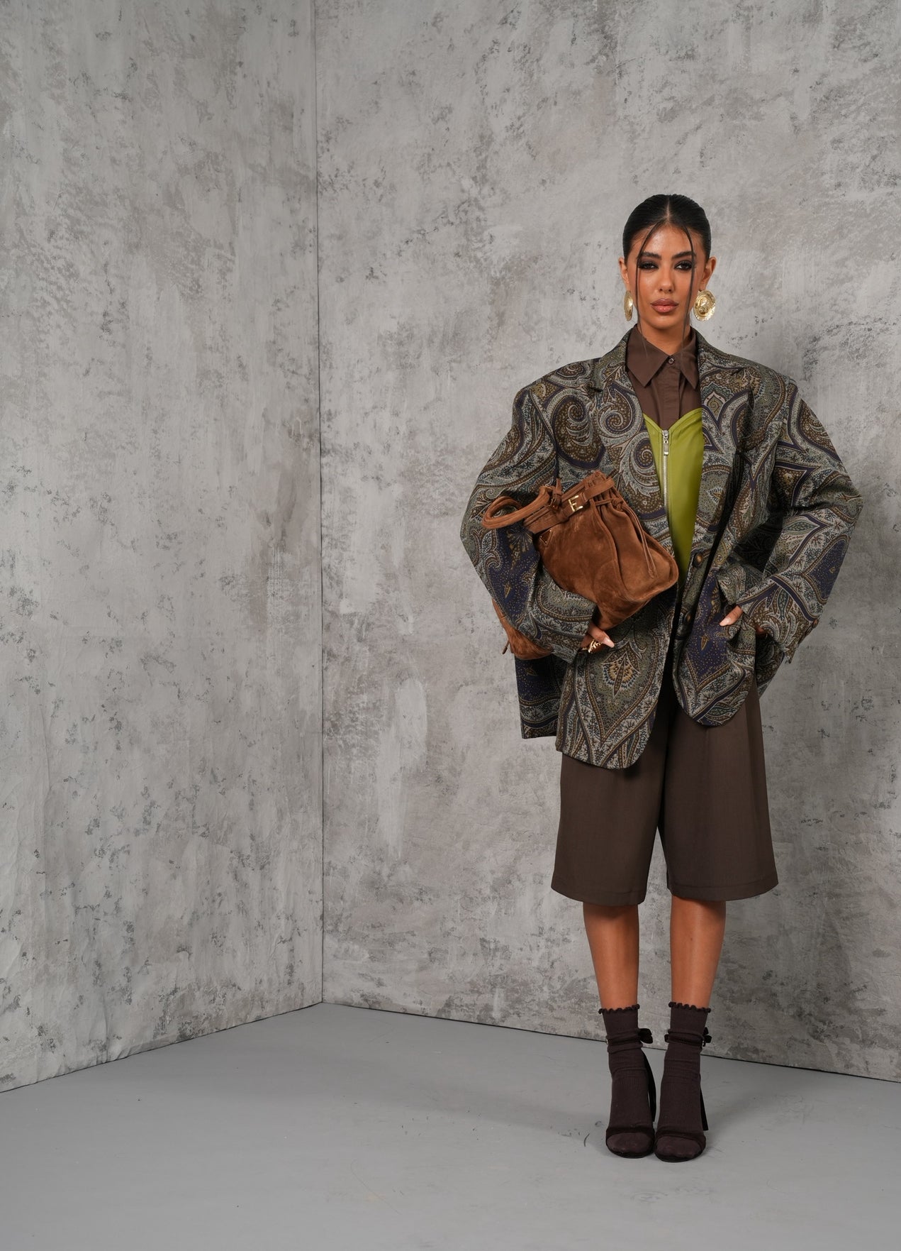 BERMUDA CLODY MARRONE