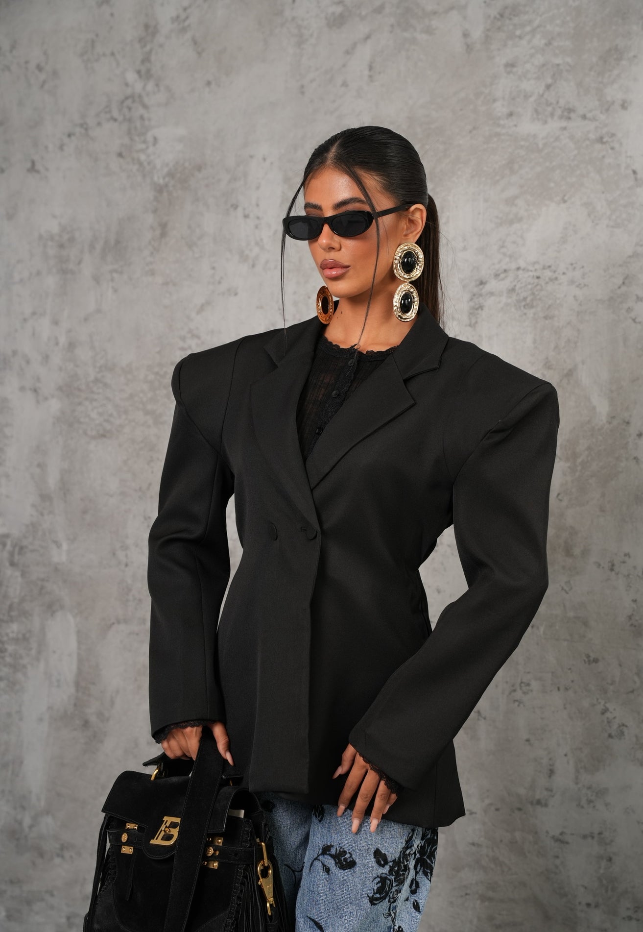 Blazer Fryda nero