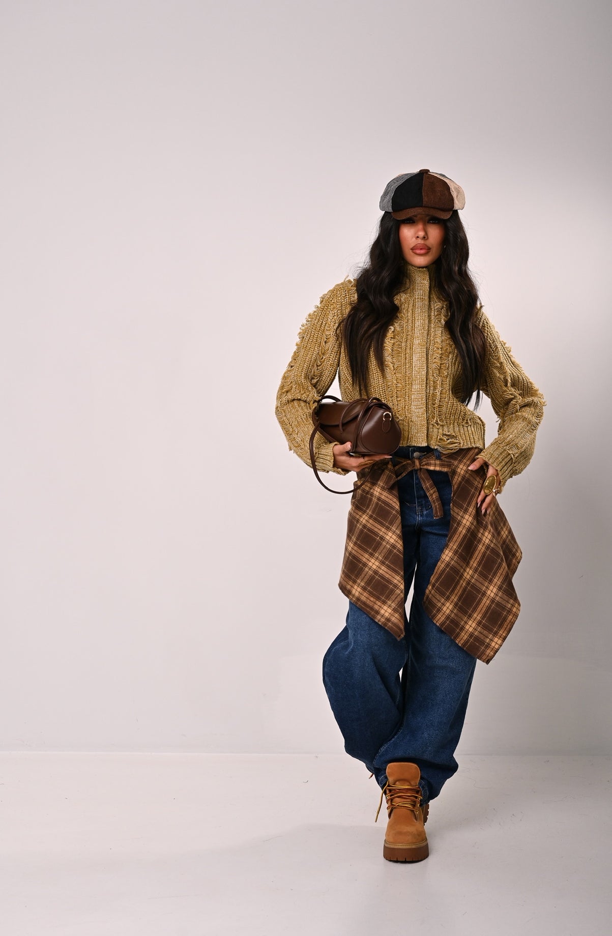 CARDIGAN SFRANGIATO NASHI OCRA