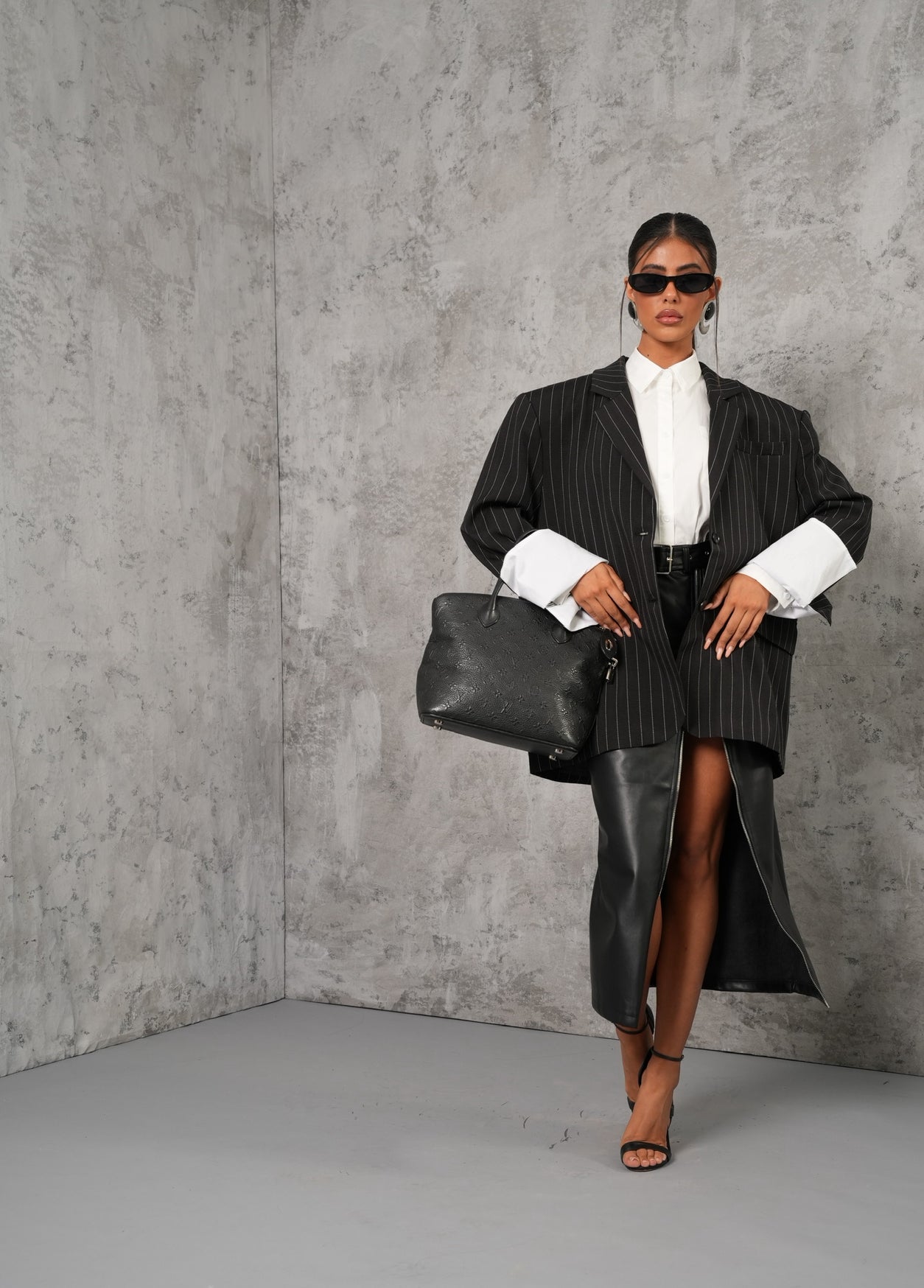 BLAZER GESSATO ESSENCE NERO