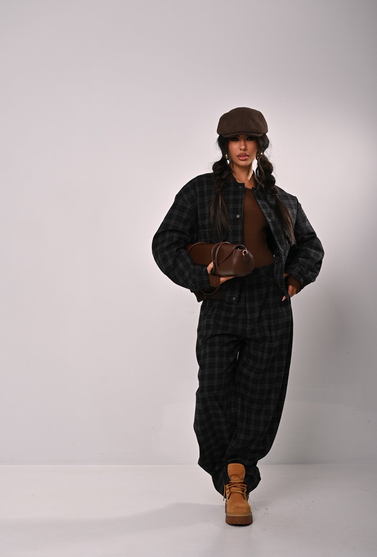 BOMBER TARTAN EIVISSA BLU BY LUMINA