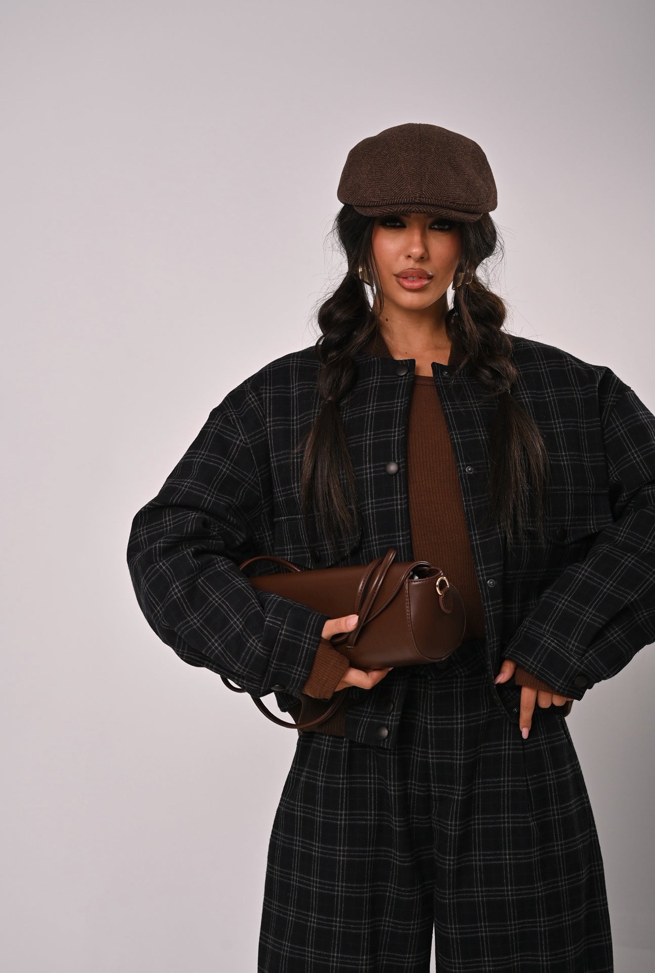 BOMBER TARTAN EIVISSA BLU BY LUMINA