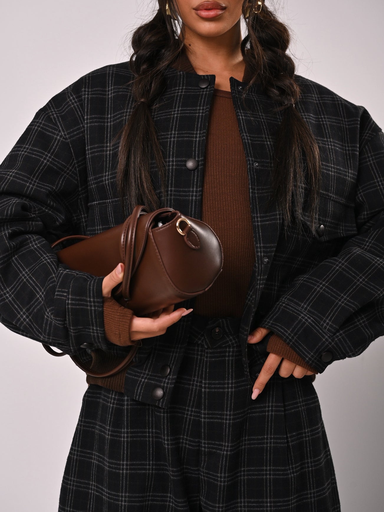 BOMBER TARTAN EIVISSA BLU BY LUMINA