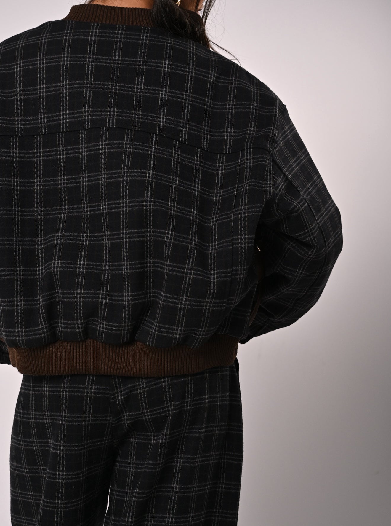 BOMBER TARTAN EIVISSA BLU BY LUMINA