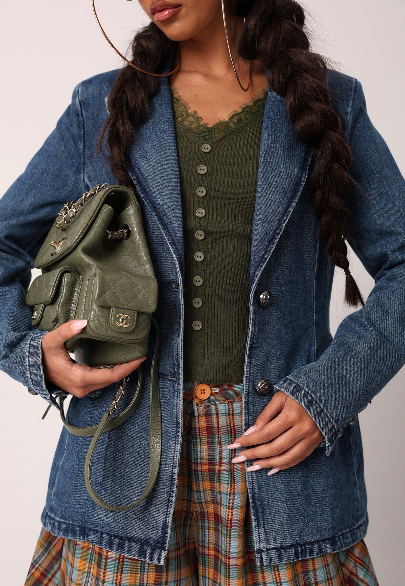 BLAZER SPALLINE CALIPSO DENIM SCURO