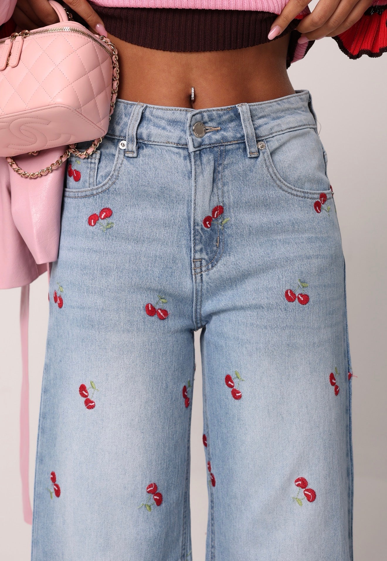 JEANS CILIEGIE DENIM CHIARO
