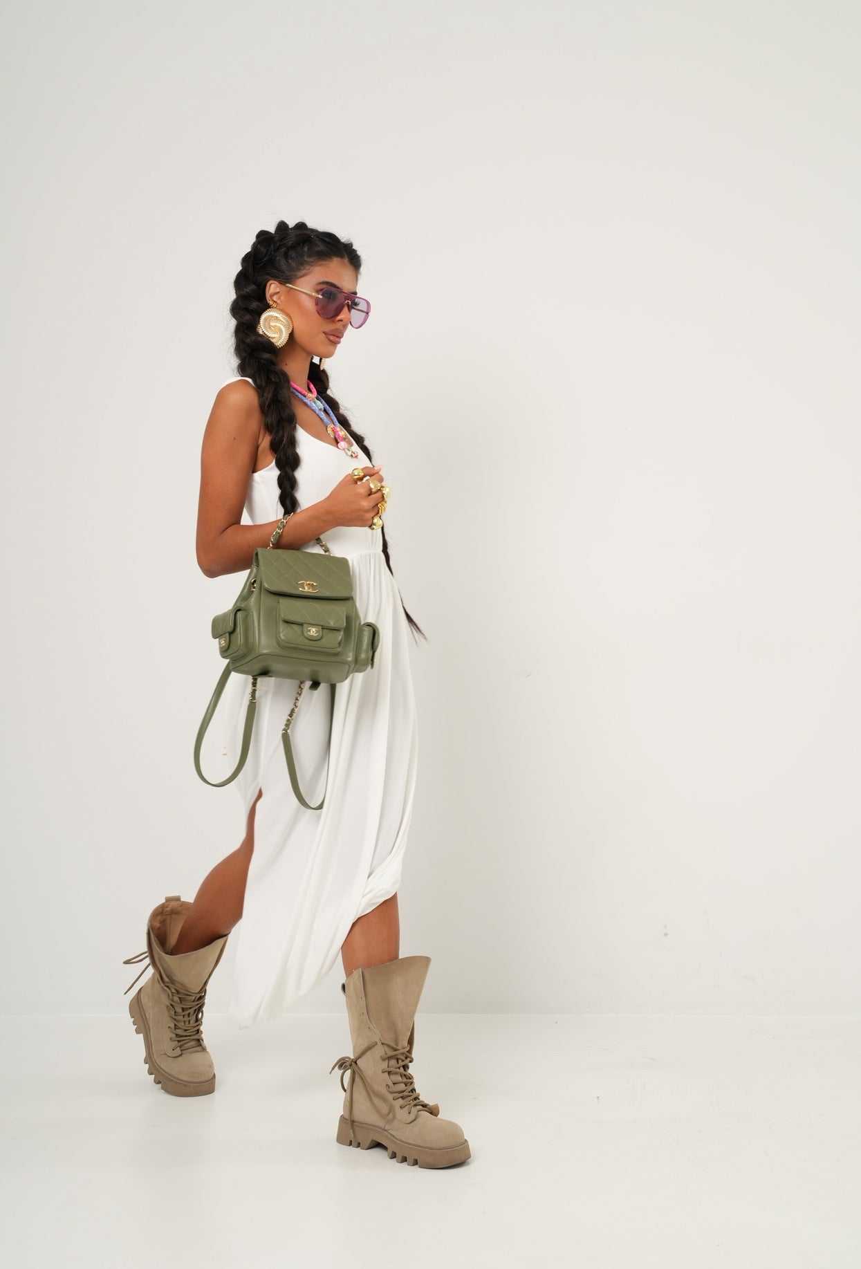 Vestito Edna bianco