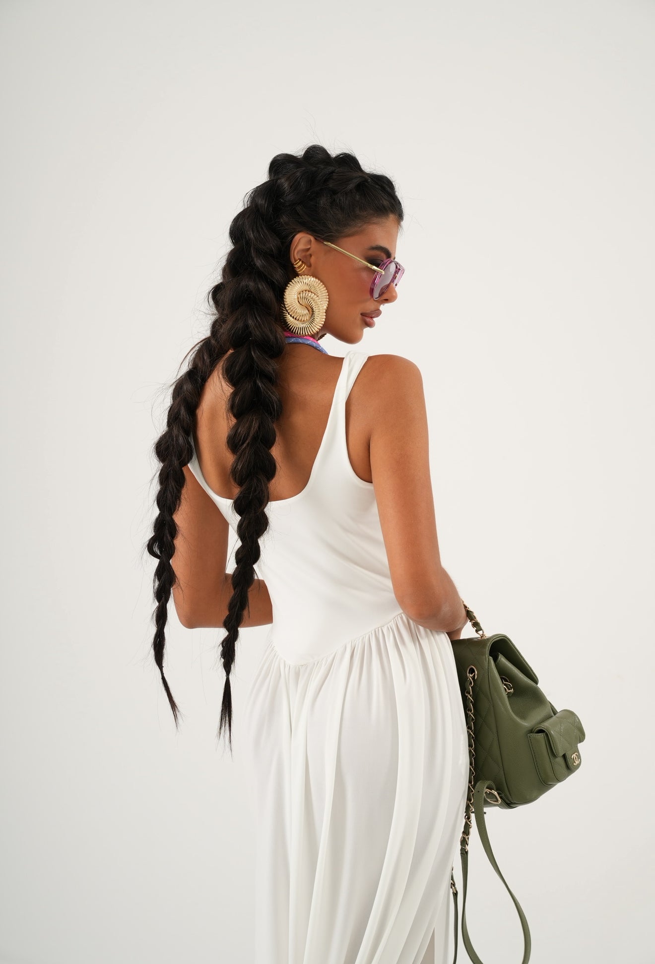 Vestito Edna bianco
