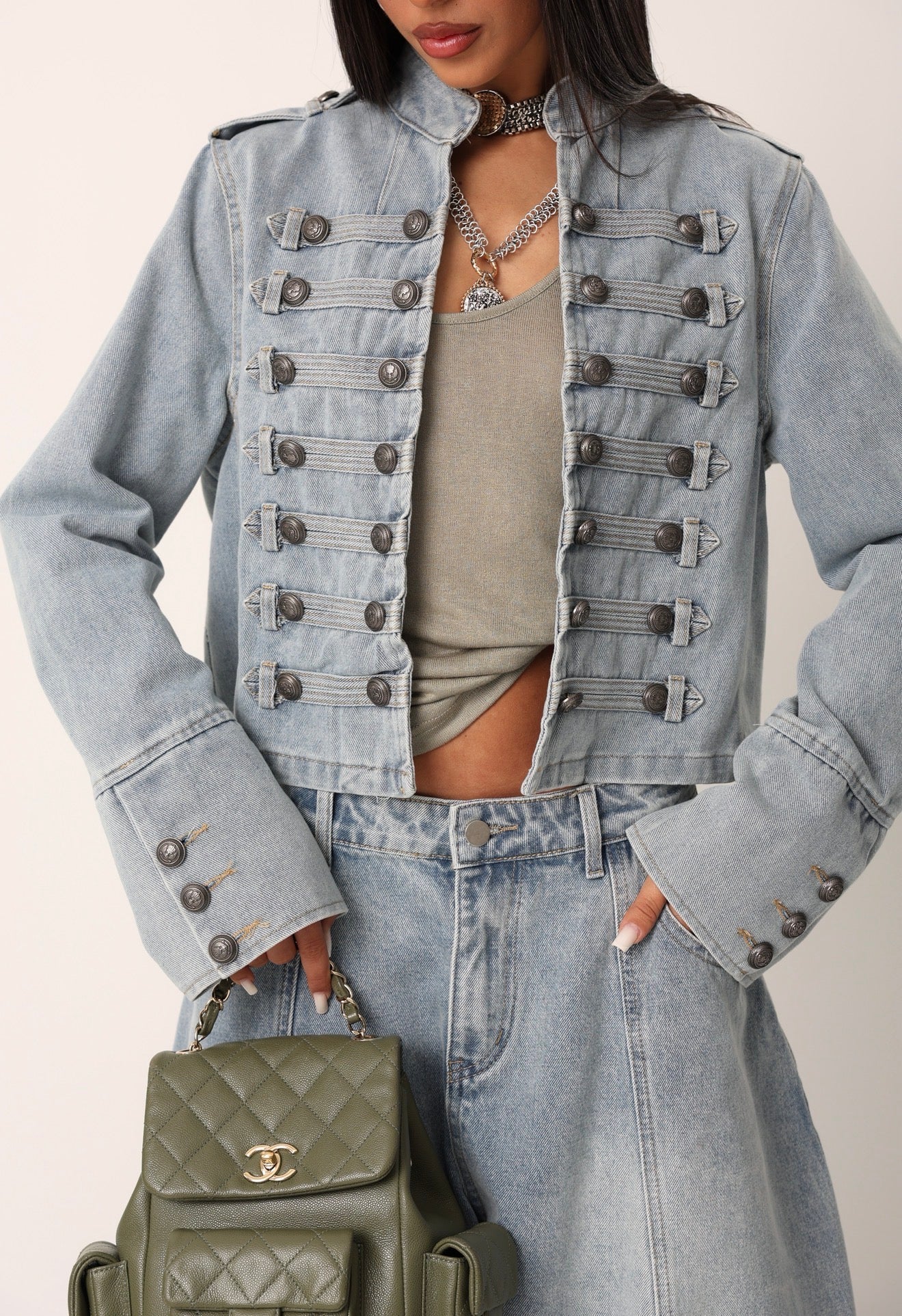 GIACCHINO ROBERT DENIM CHIARO