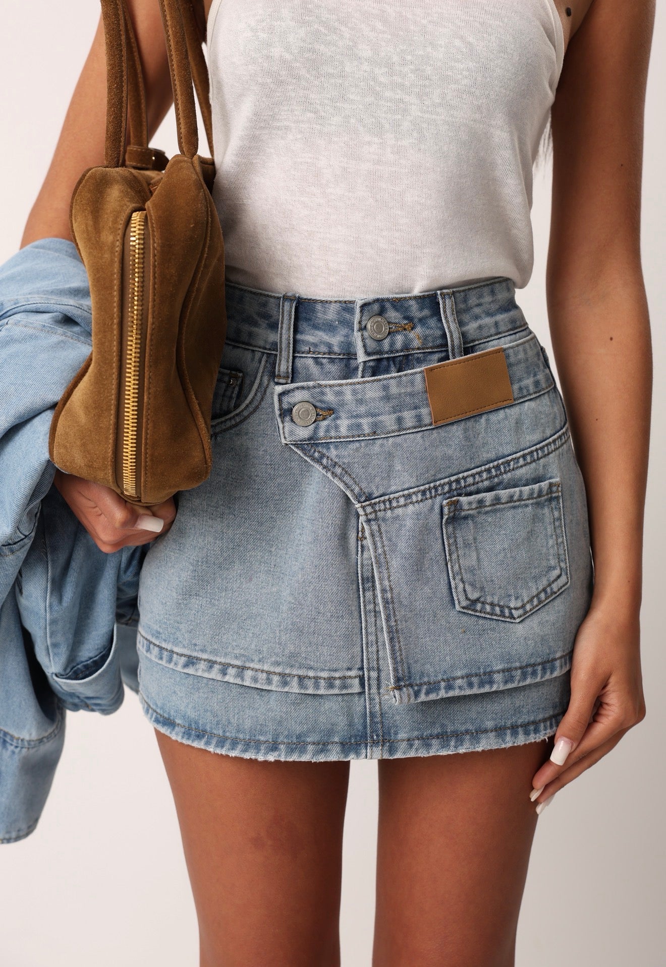 PANTAGONNA MOLIN DENIM CHIARO