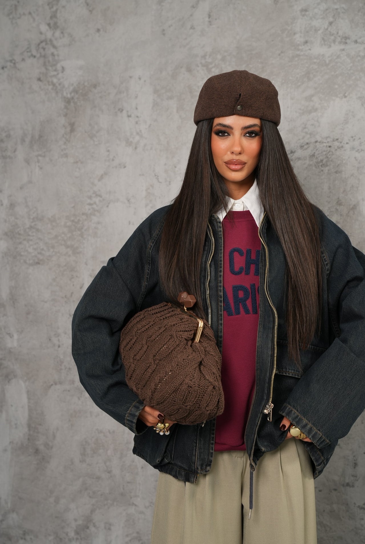 Giacca Emanuela denim scuro By Lumina