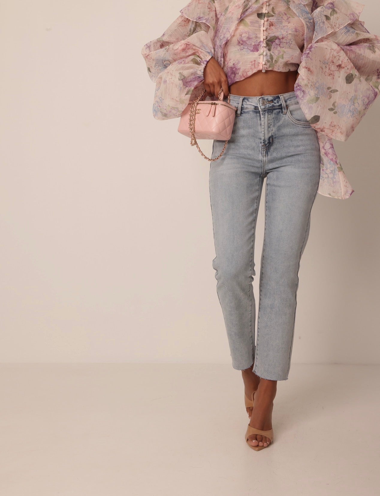 JEANS TAGLIO VIVO ECLI DENIM CHIARO