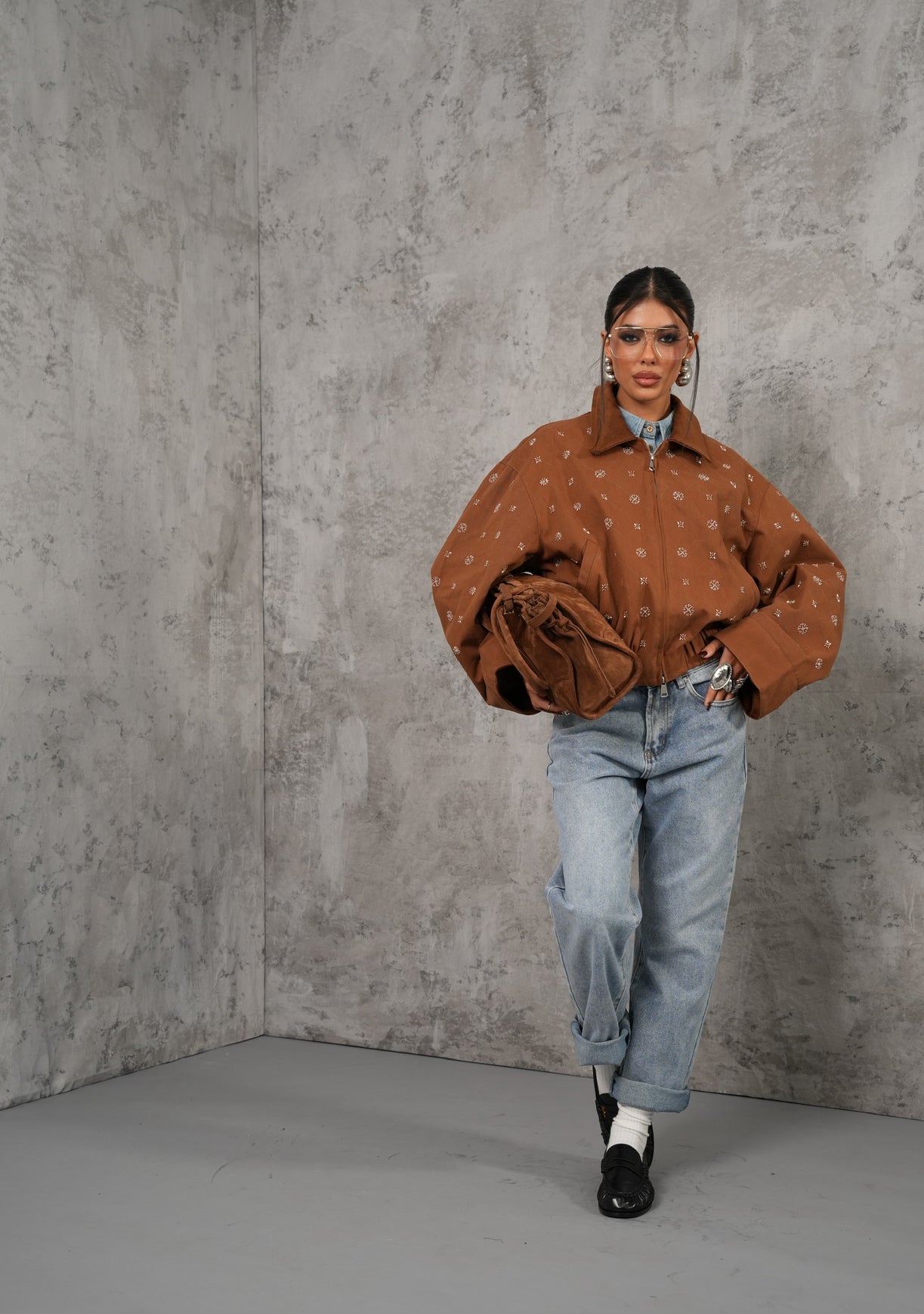 Giacchino Isotta marrone