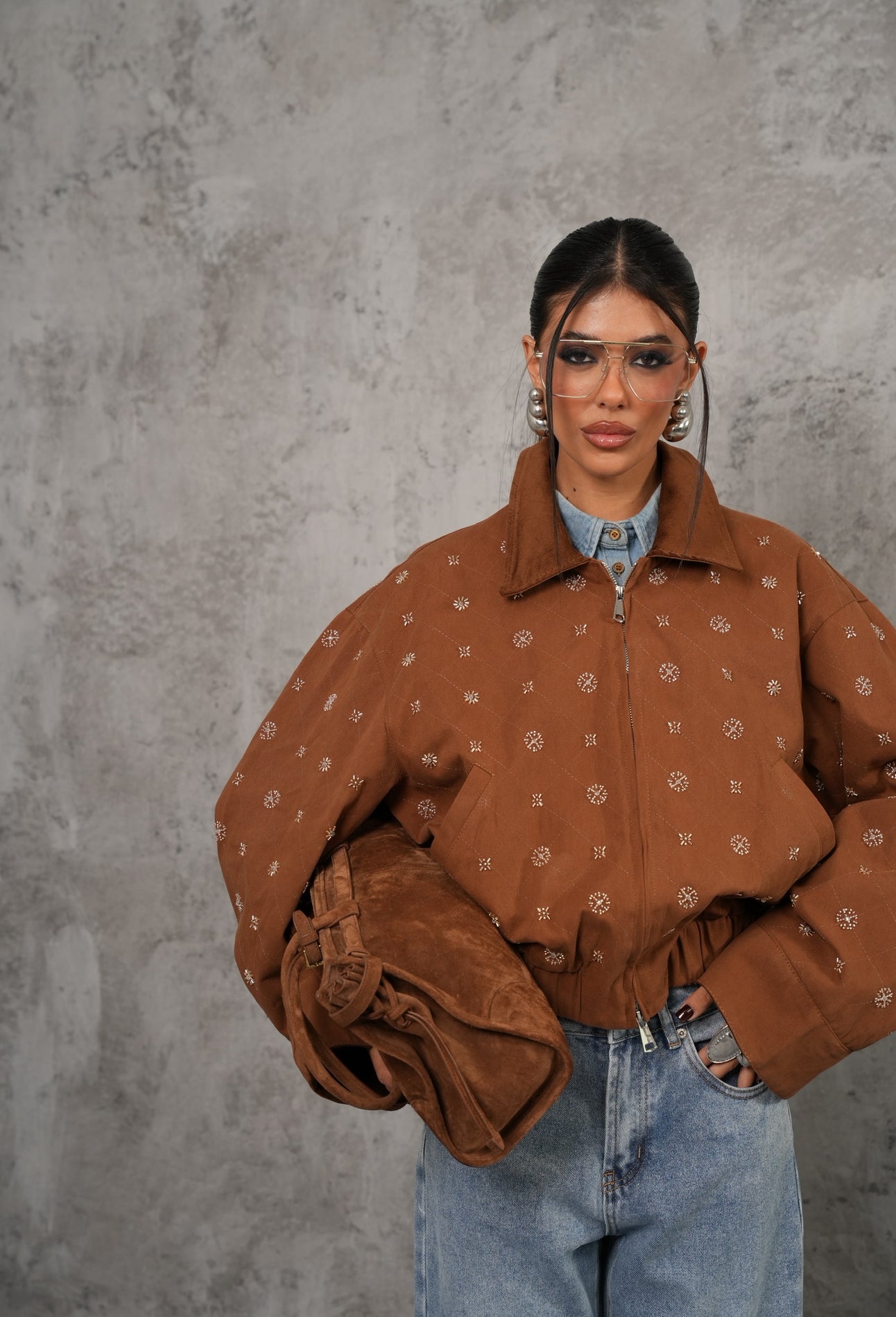 Giacchino Isotta marrone