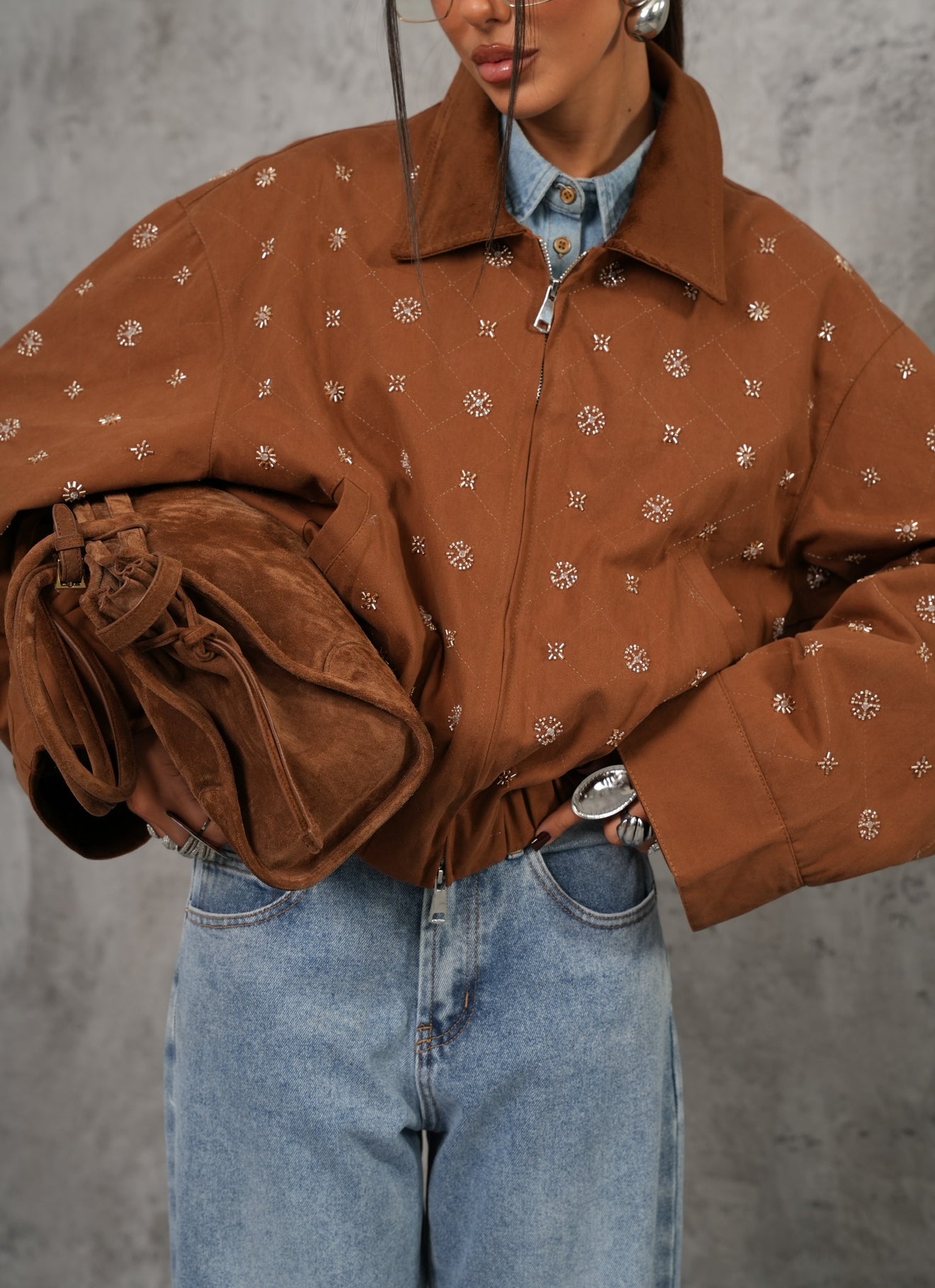 Giacchino Isotta marrone