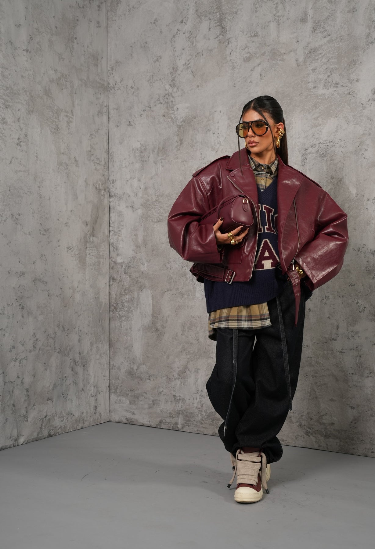 Jeans Alvaro denim scuro/beige