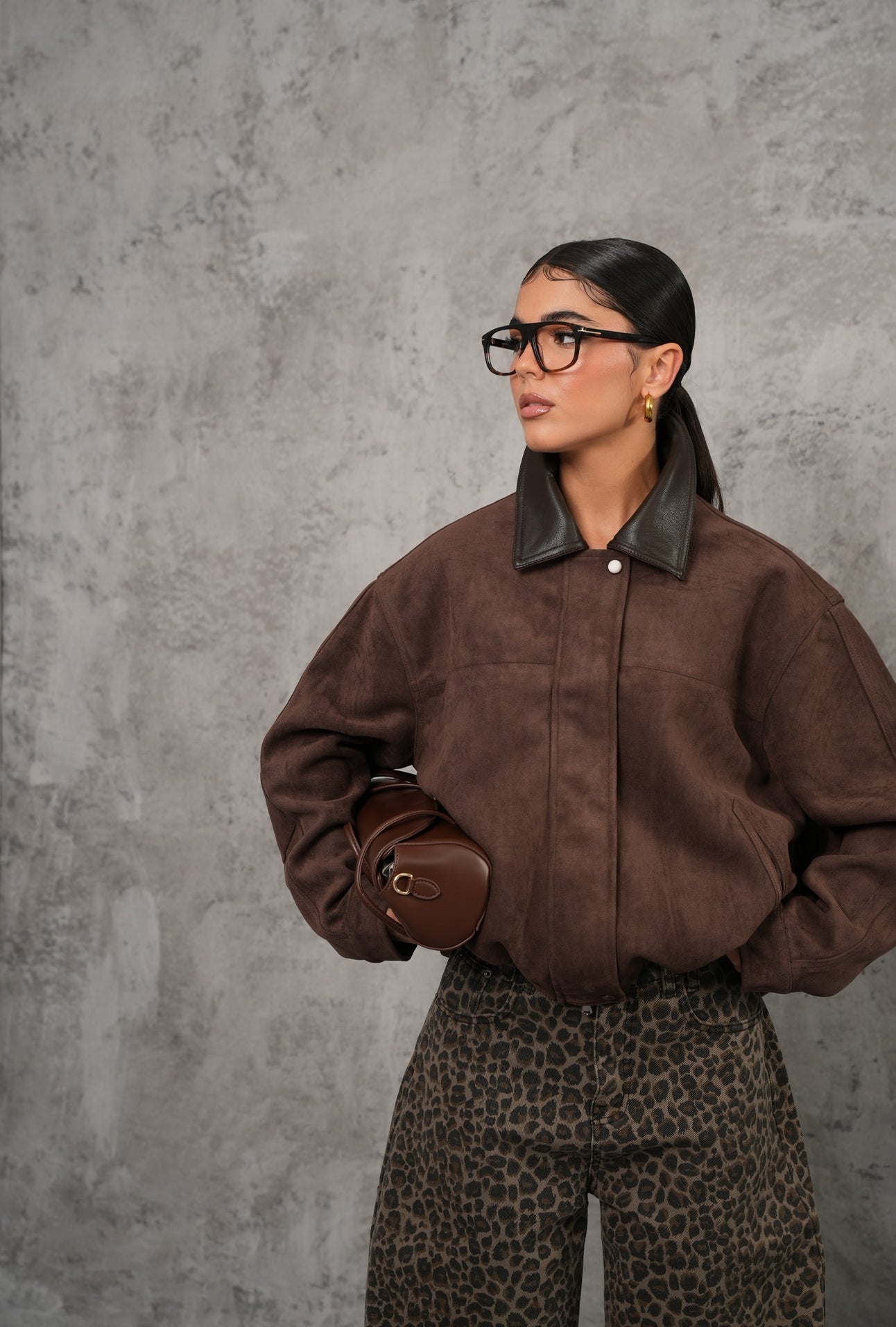 Giacchino ecocamoscio Rock marrone