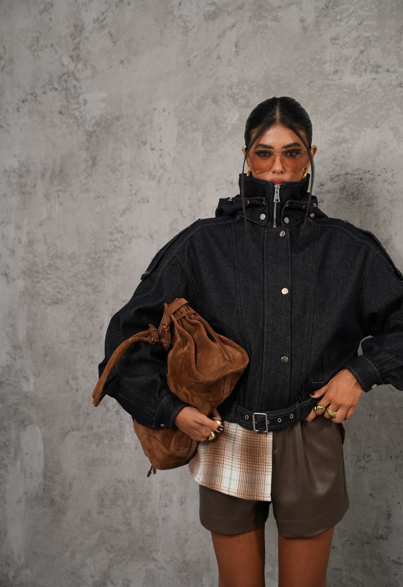 Giubbino Carmy denim scuro