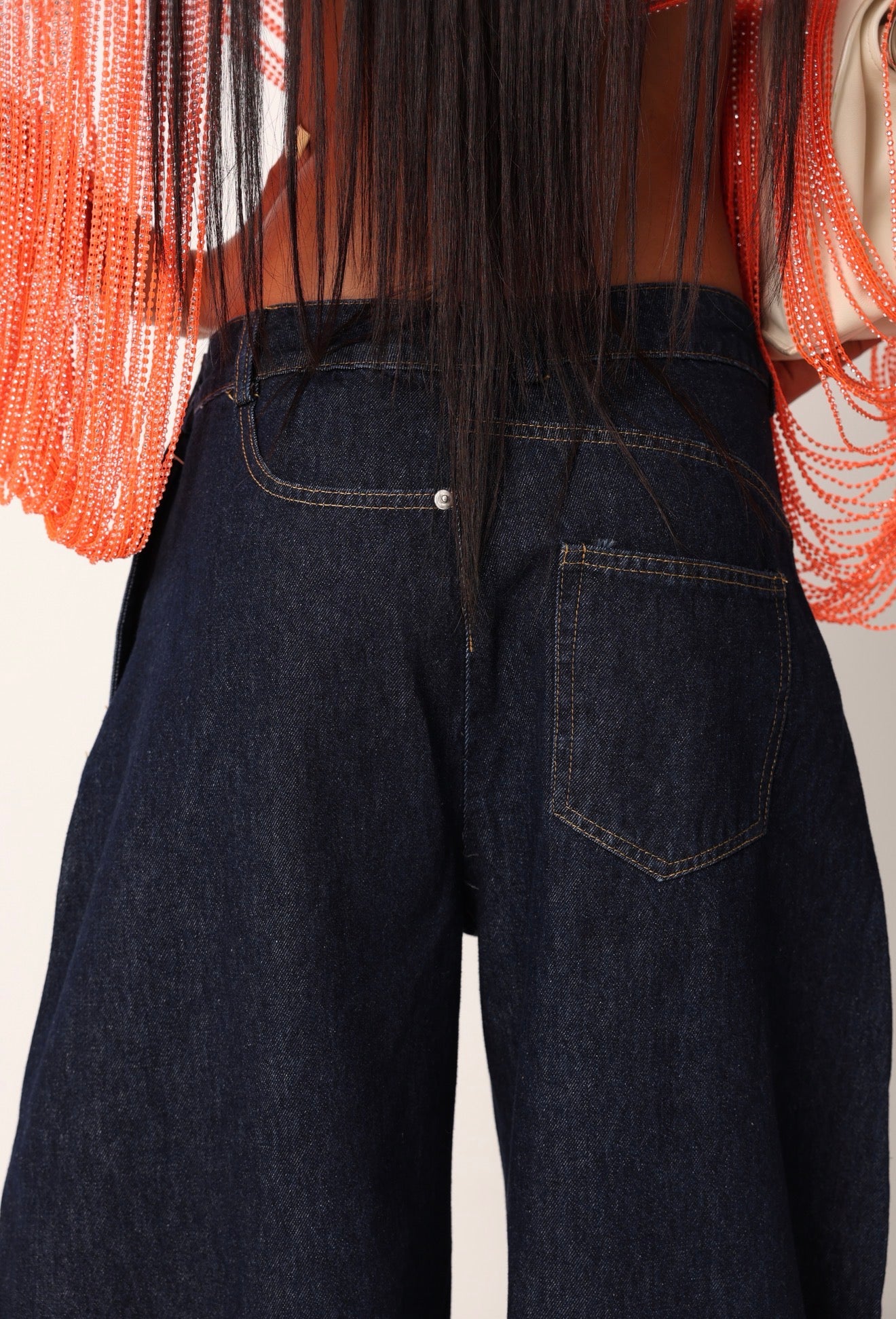 JEANS BALLOON ADEL DENIM SCURO