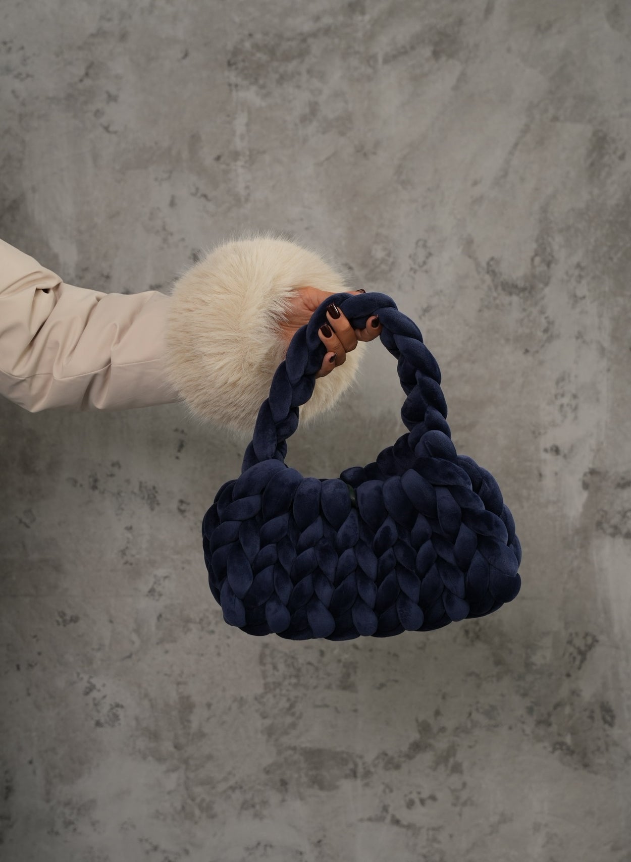 Borsa Marshmallow blu notte