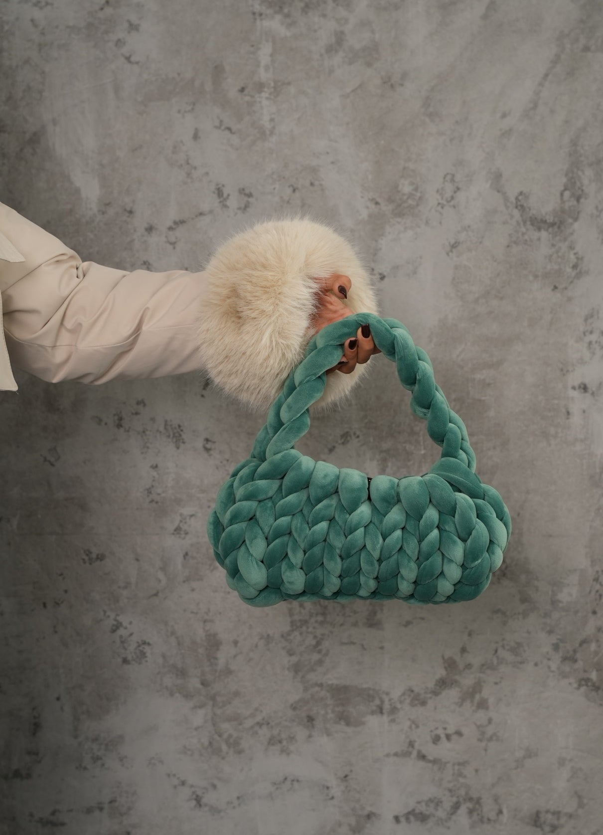 Borsa Marshmallow acqua