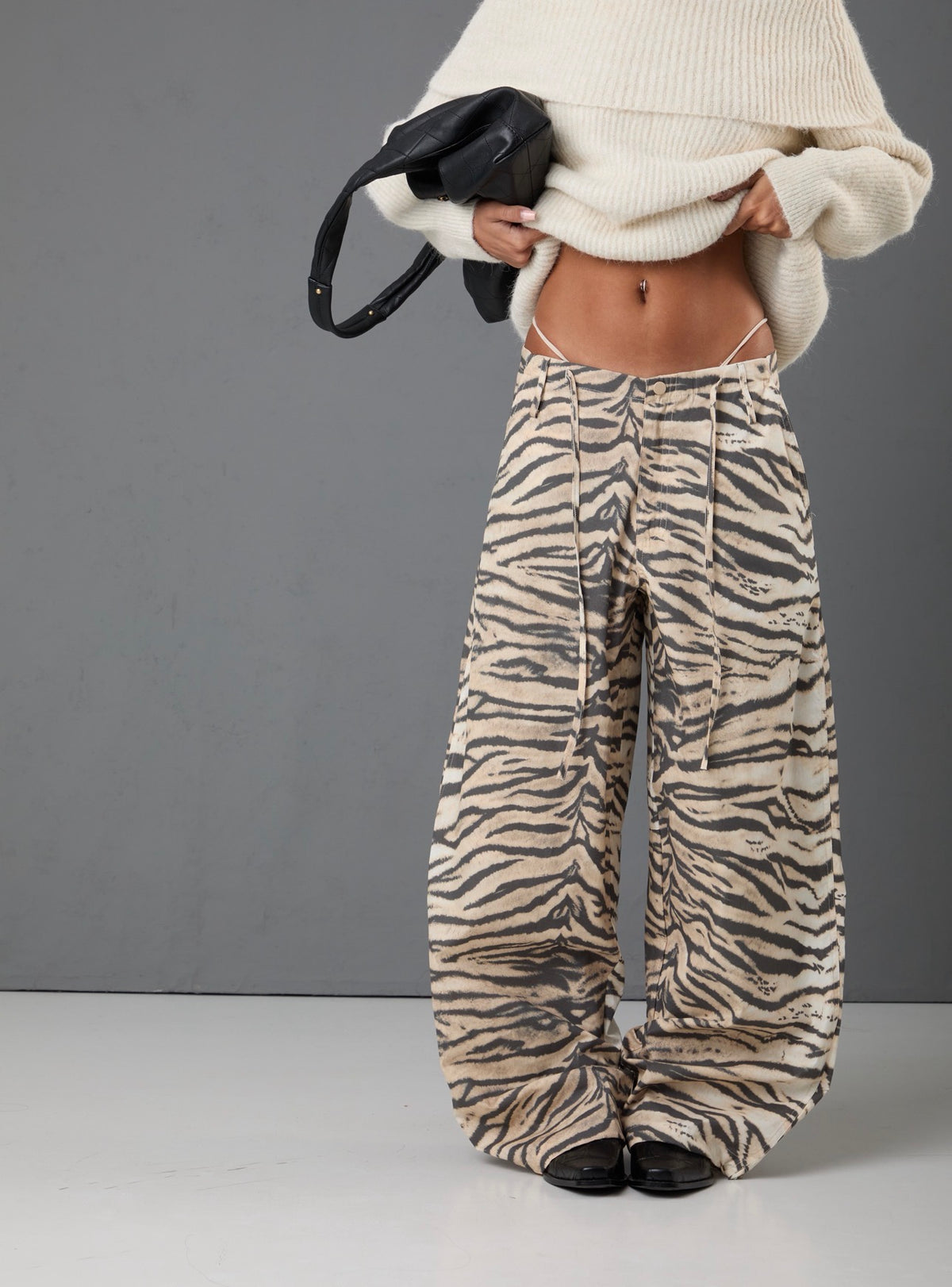 PANTALACCIO ZEBRATO DEANNA BEIGE