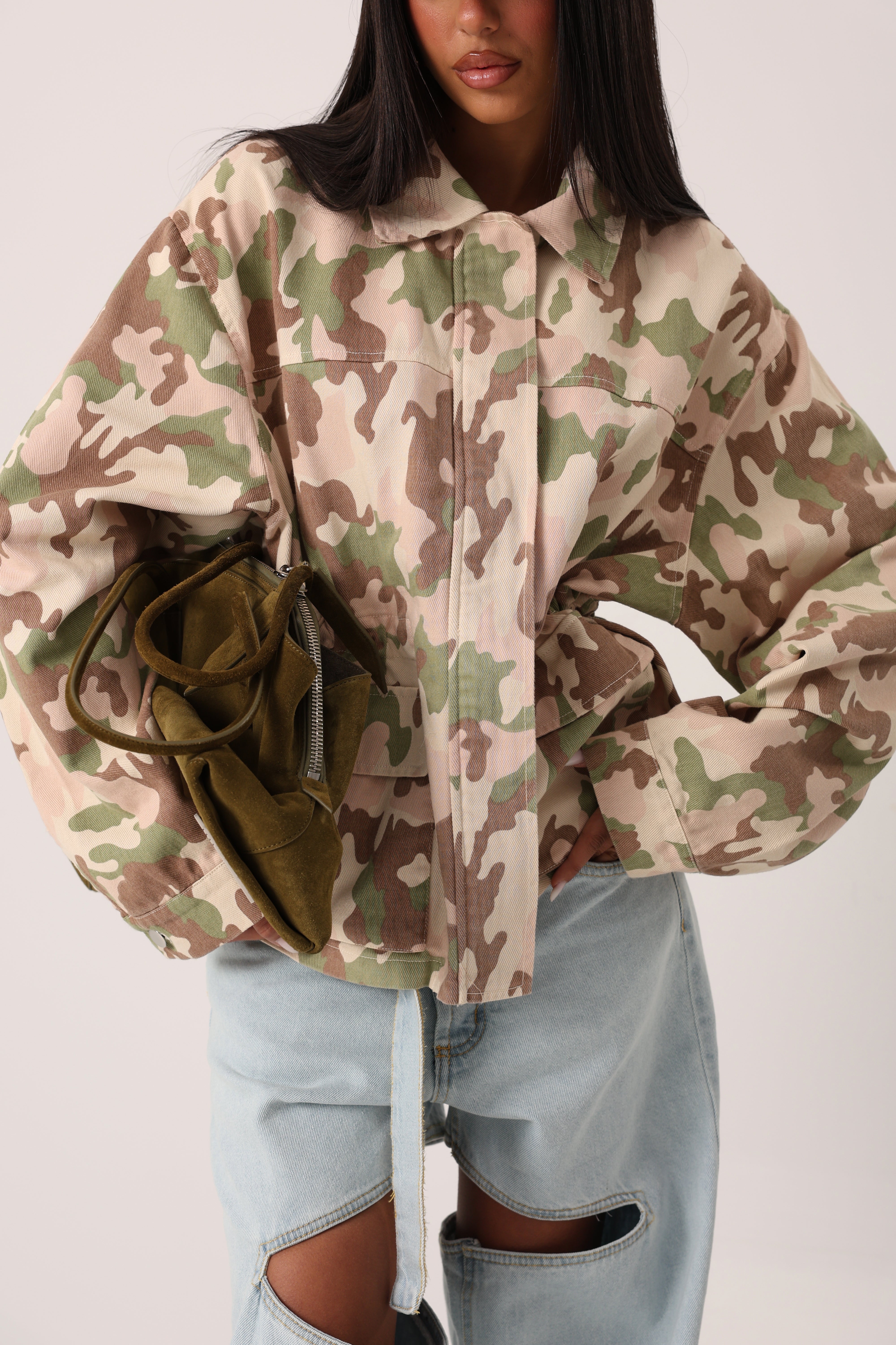 GIACCA MARZIA CAMOUFLAGE ROSA BY LUMINA