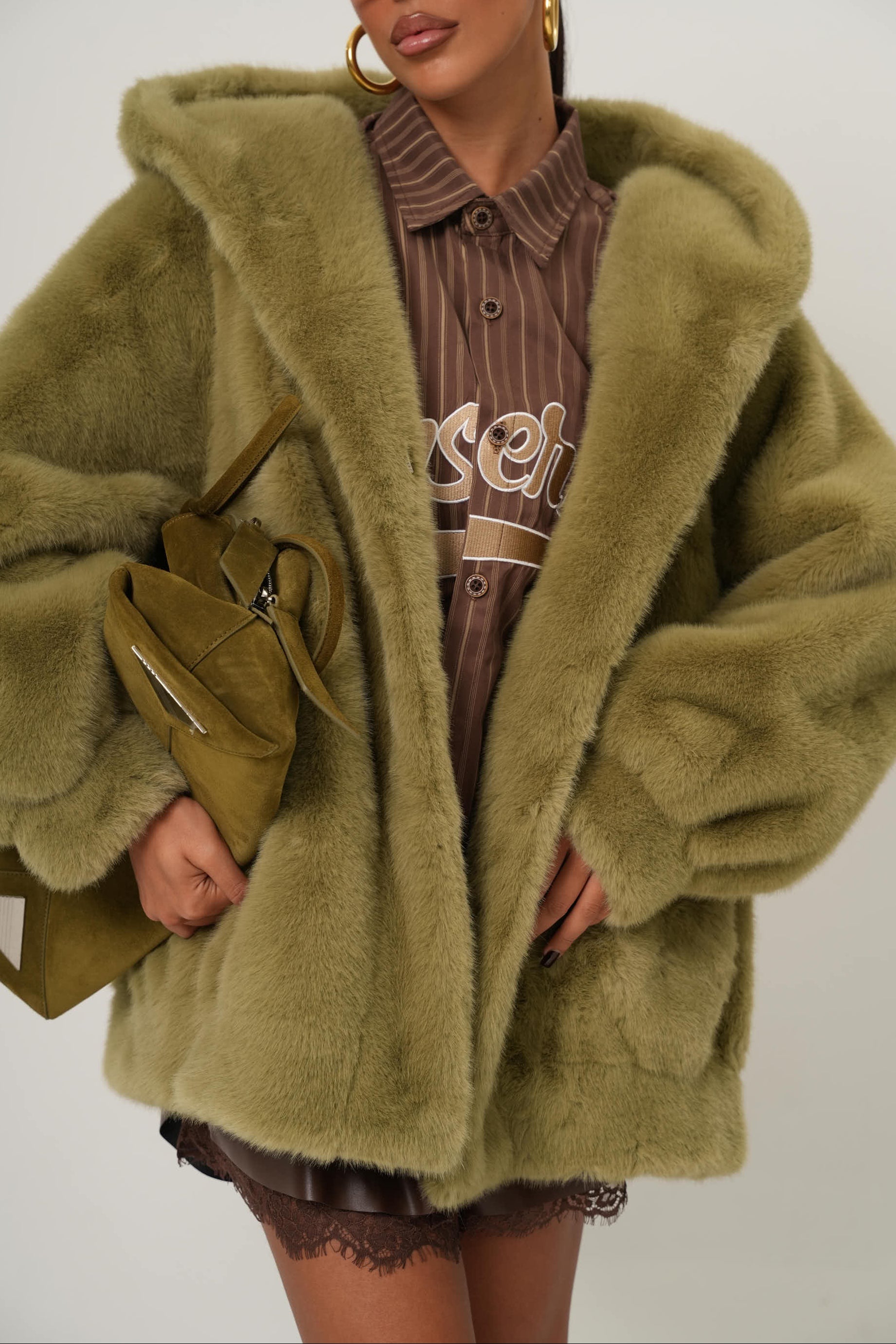 ECO-PELLICCIA NICOLE VERDE