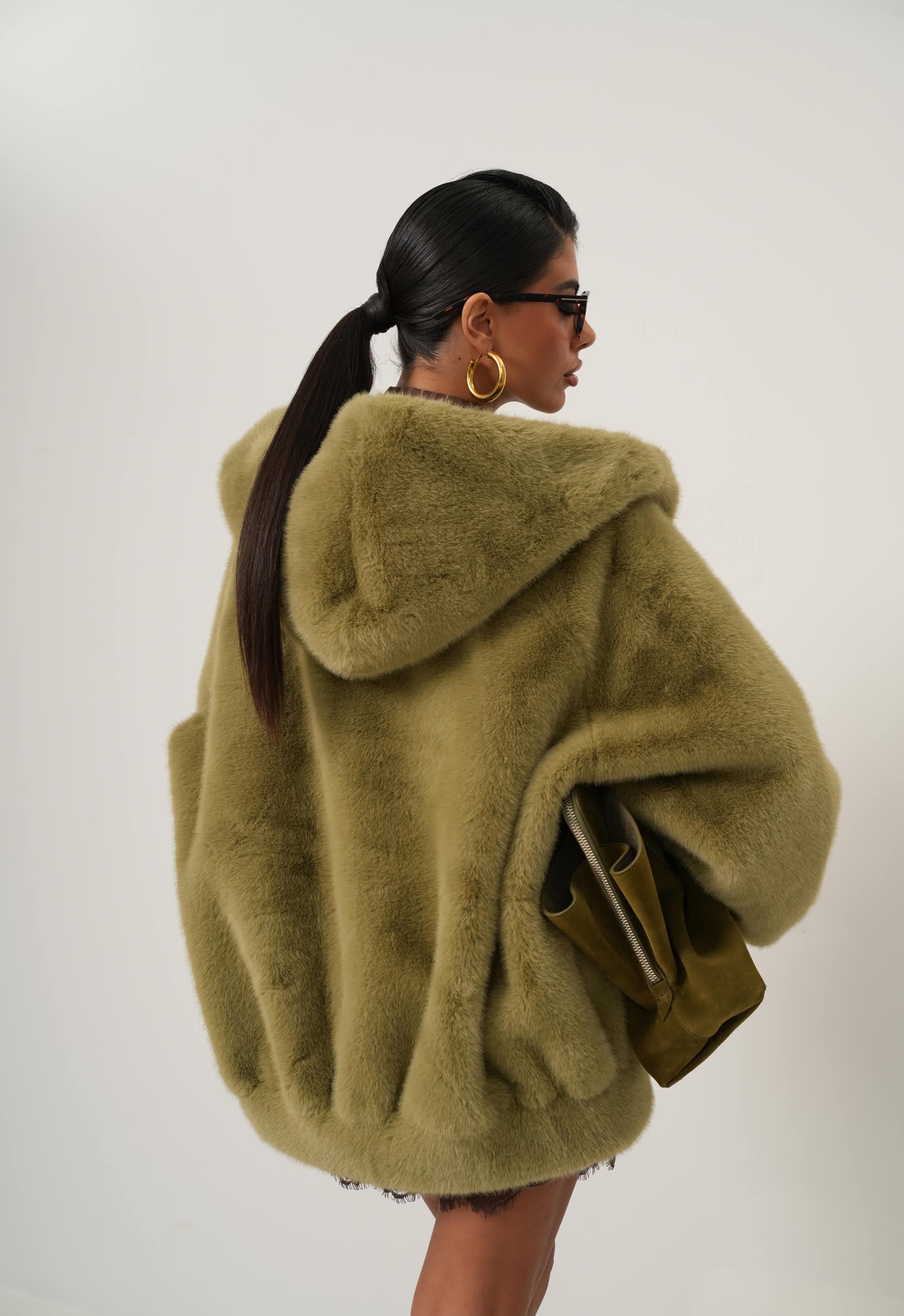 ECO-PELLICCIA NICOLE VERDE