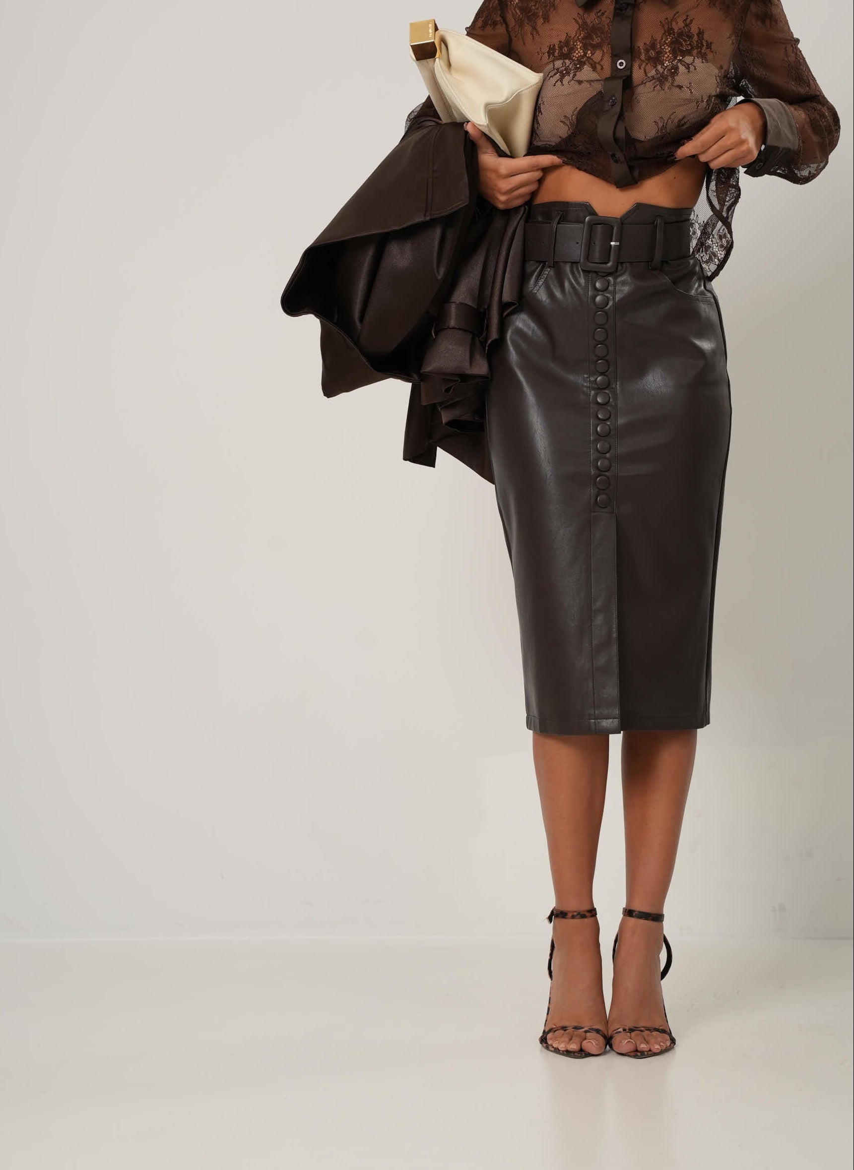 LONGUETTE ECOPELLE FELIX MARRONE