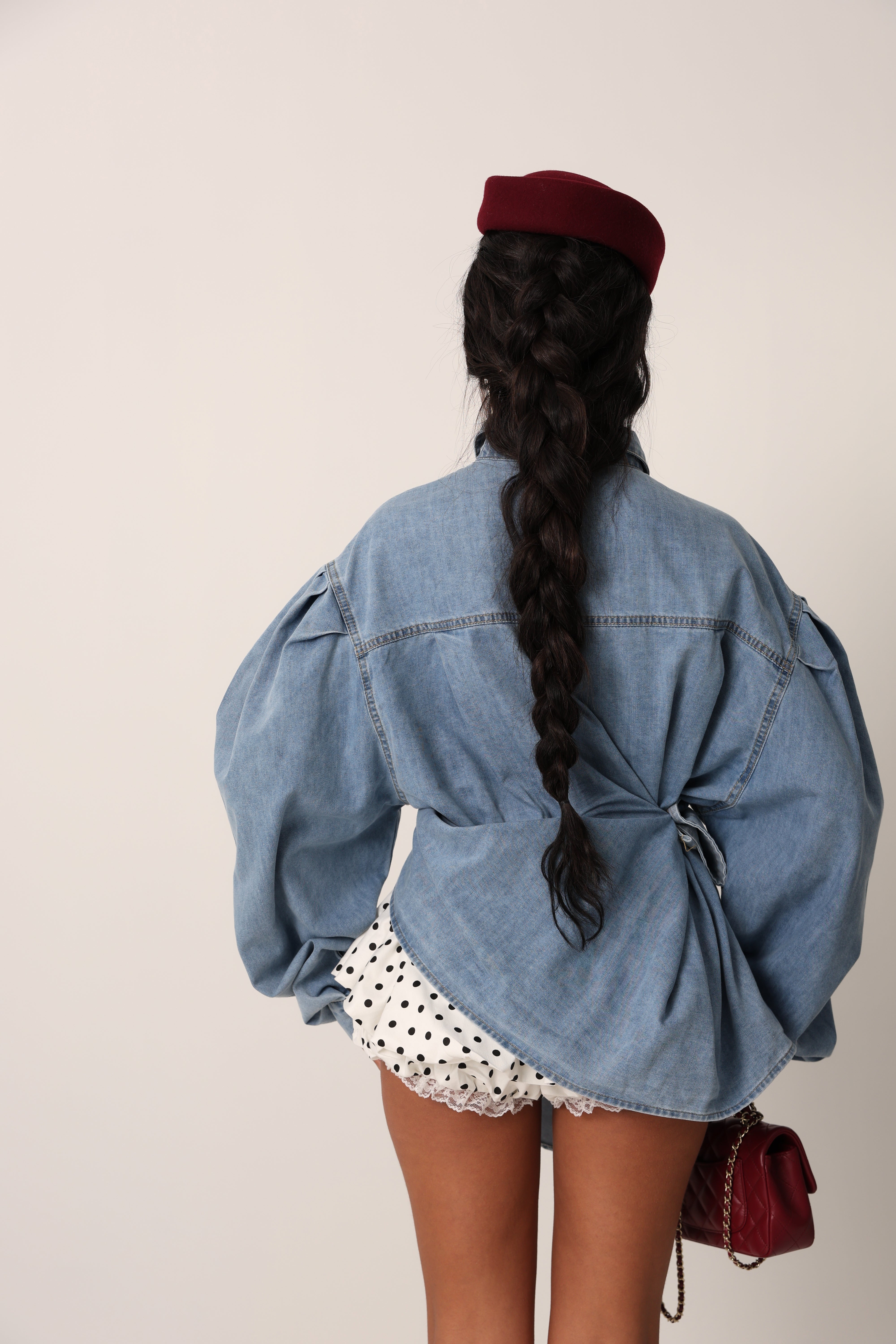 CAMICIA MANICHE SBUFFO HARLEM DENIM