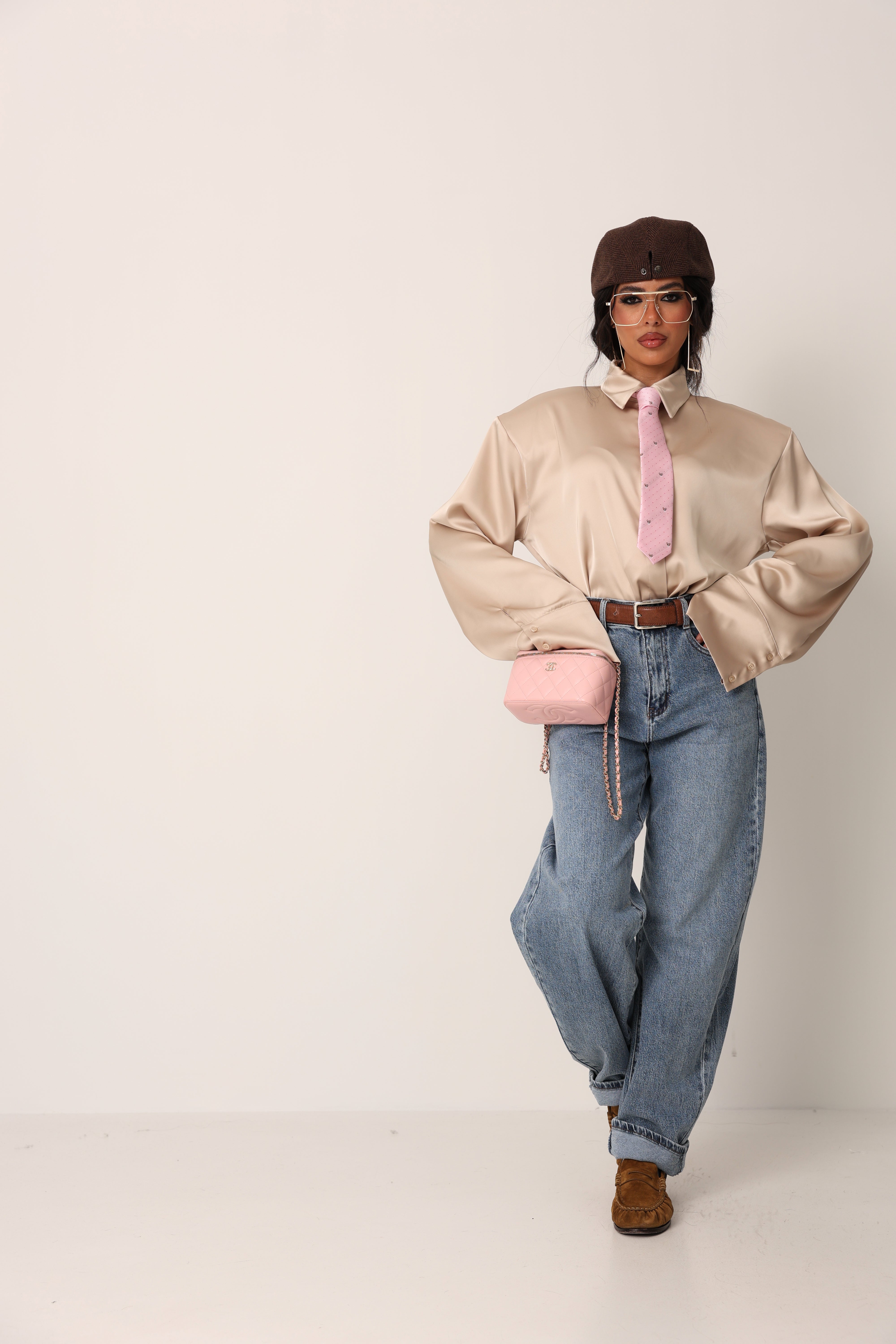 JEANS BALLOON NADY DENIM CHIARO