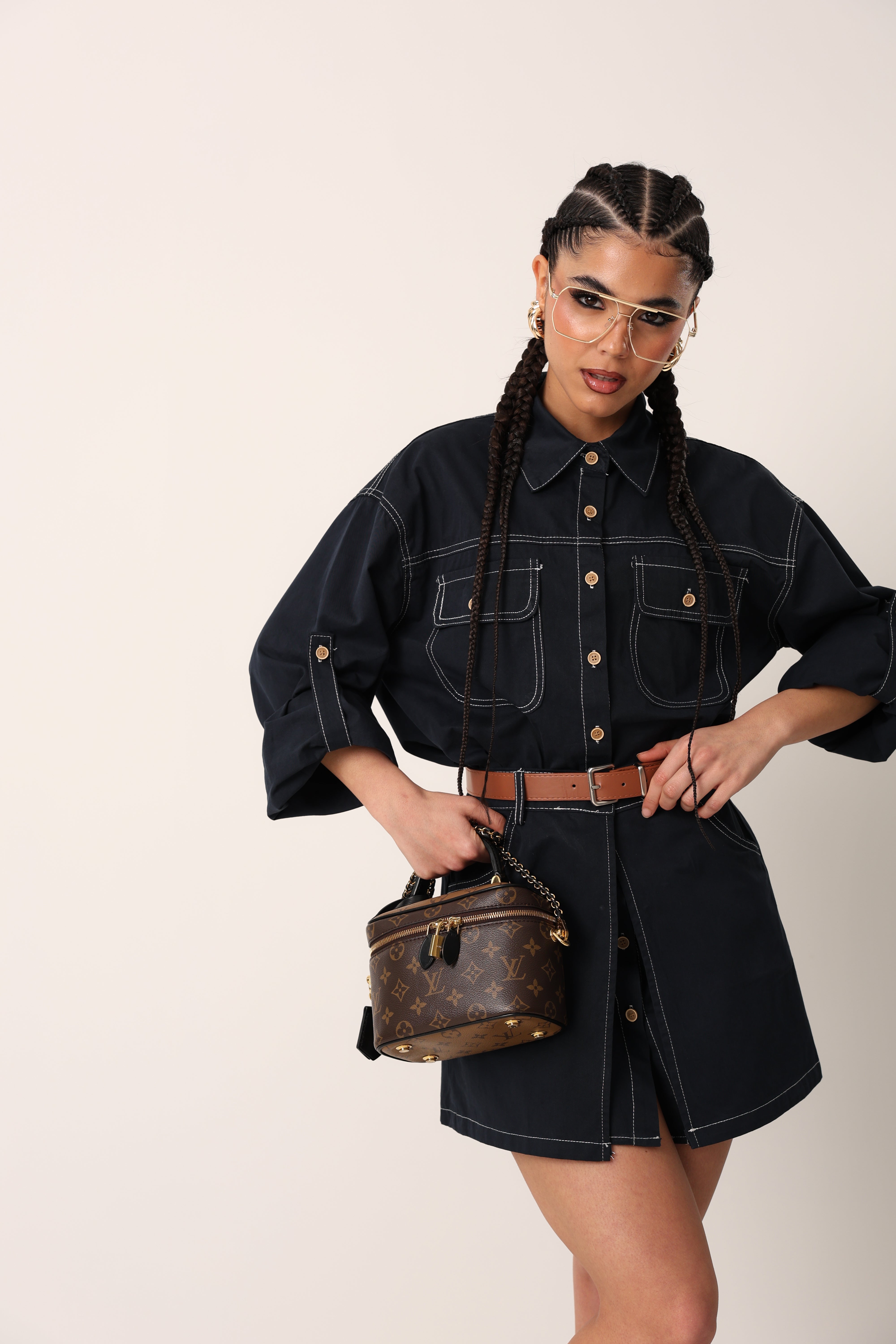 COORDINATO ISHA + CINTURA BLU