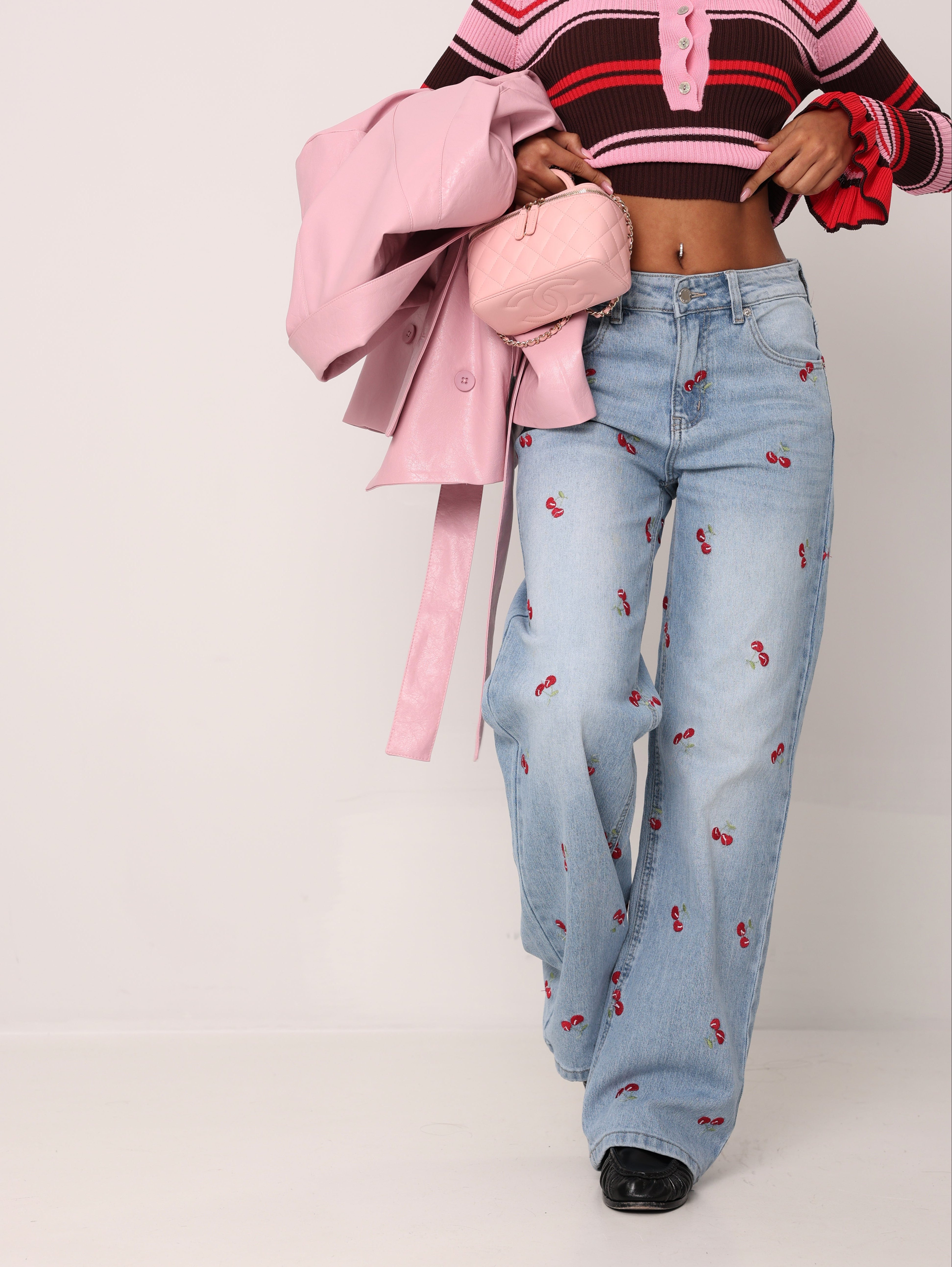 JEANS CILIEGIE DENIM CHIARO