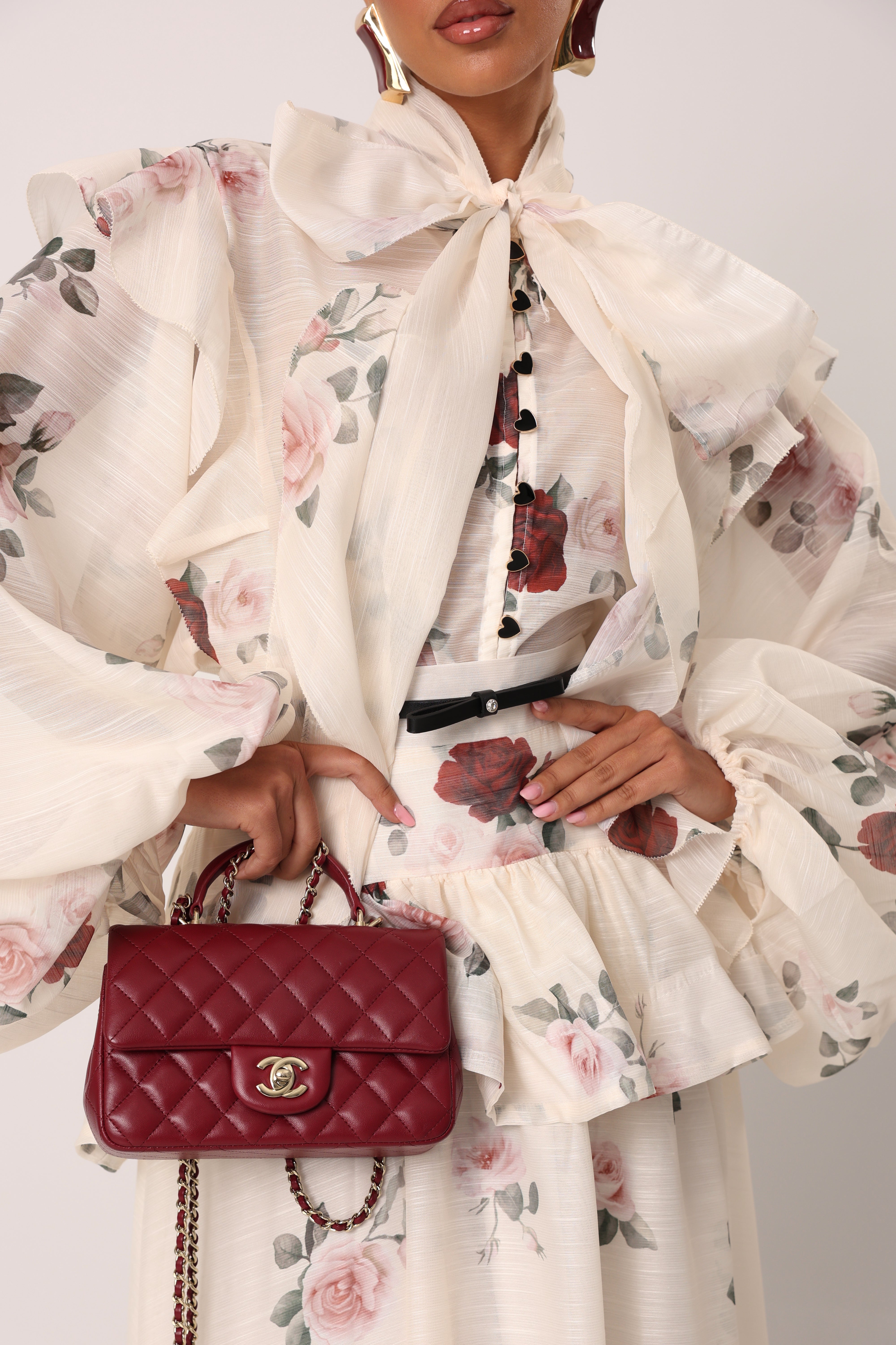 COORDINATO FLOREALE POLLY PANNA