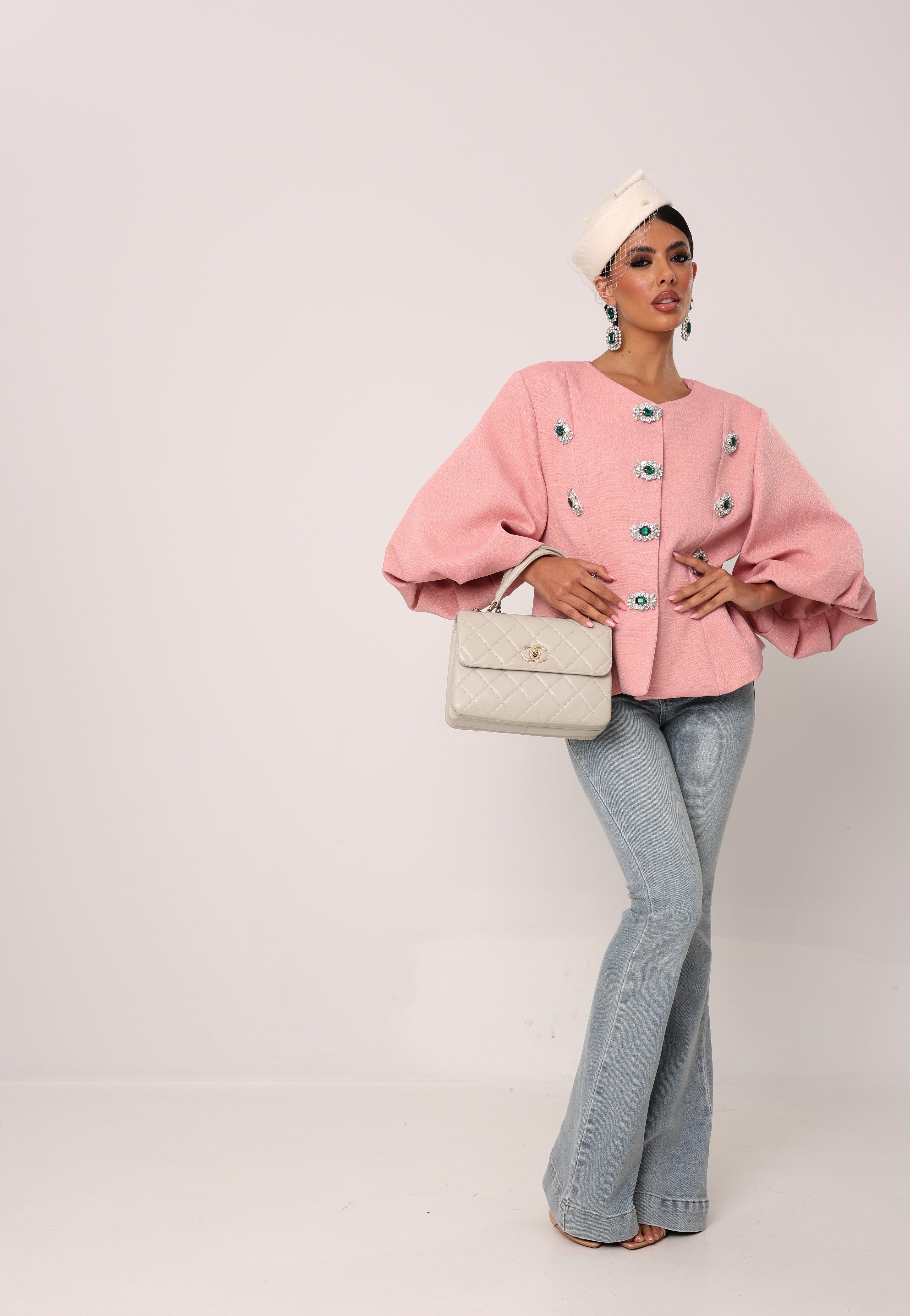 JEANS ZAMPA DENNIS DENIM CHIARO