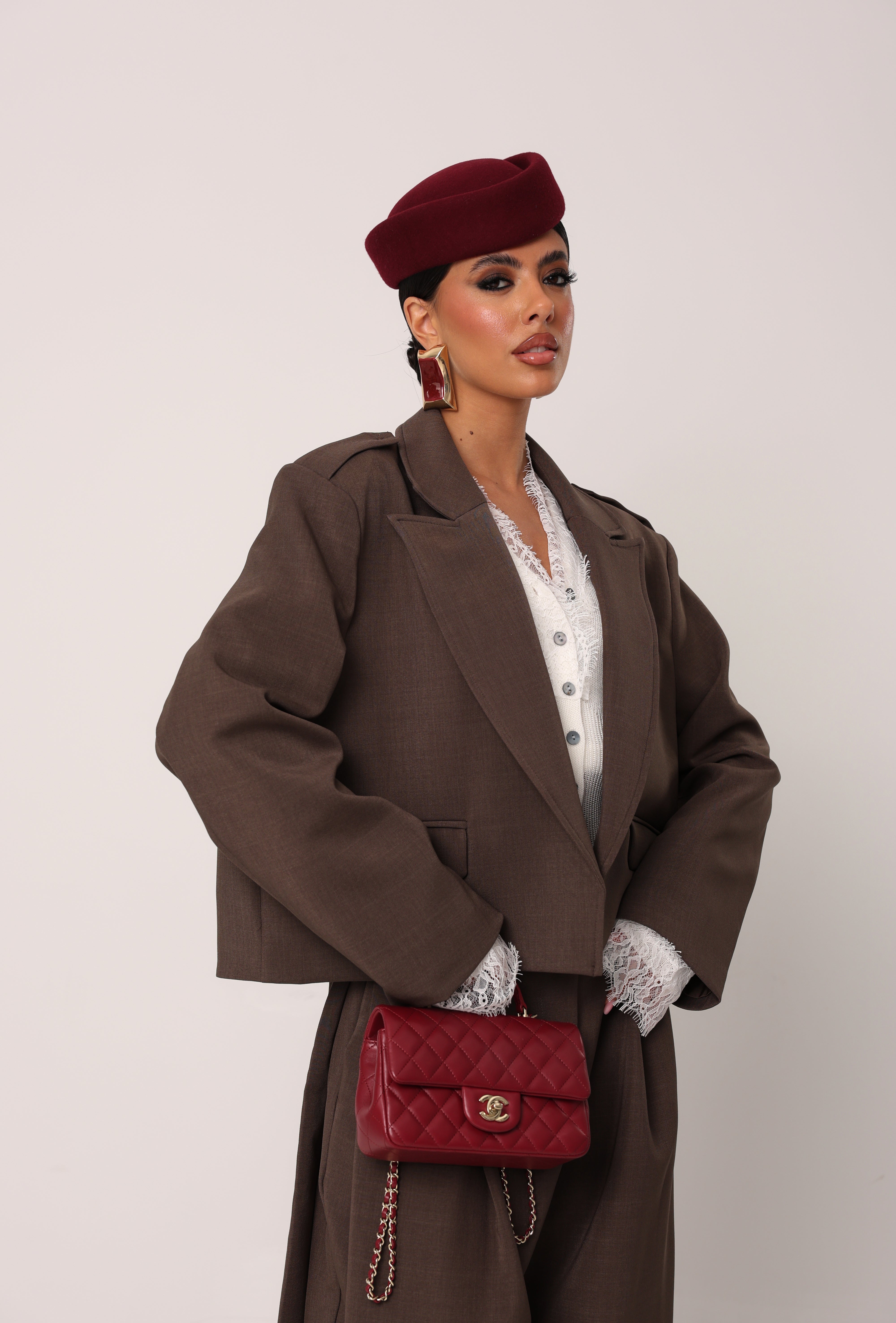 BLAZER SPALLINE MARYLU CHOCO
