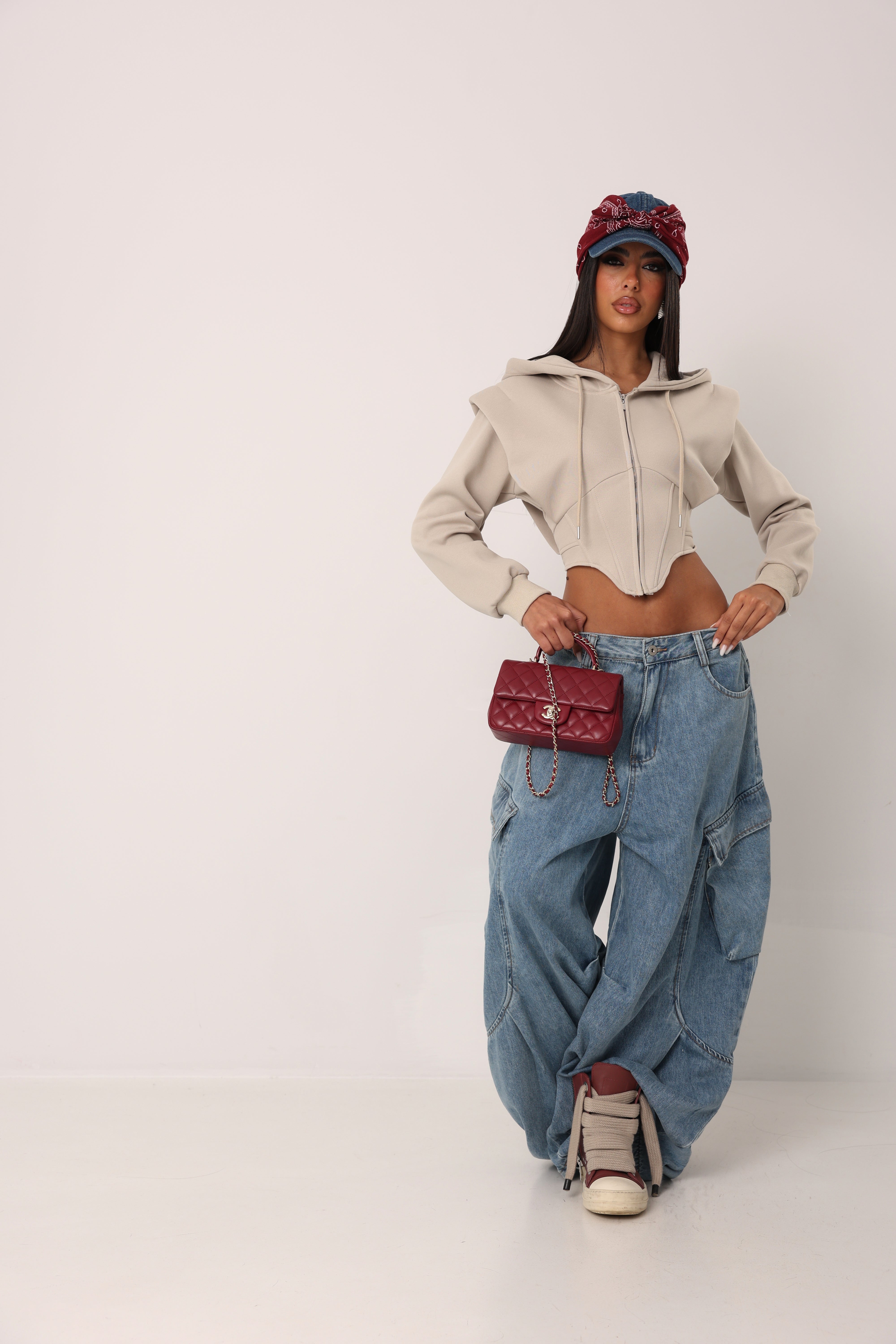 JEANS BALLOON MAURI DENIM CHIARO