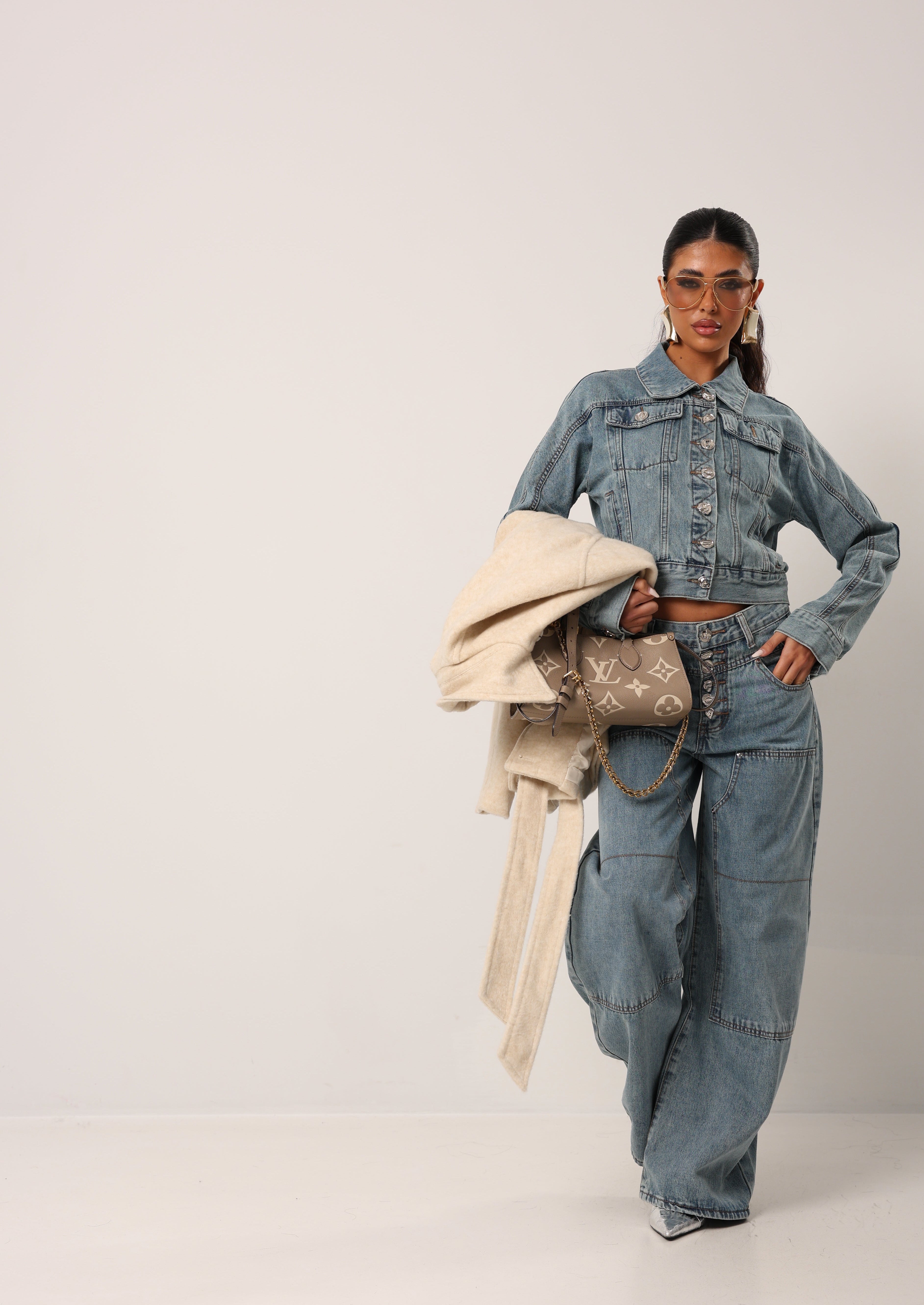 JEANS BOTTONCINI DRACO DENIM