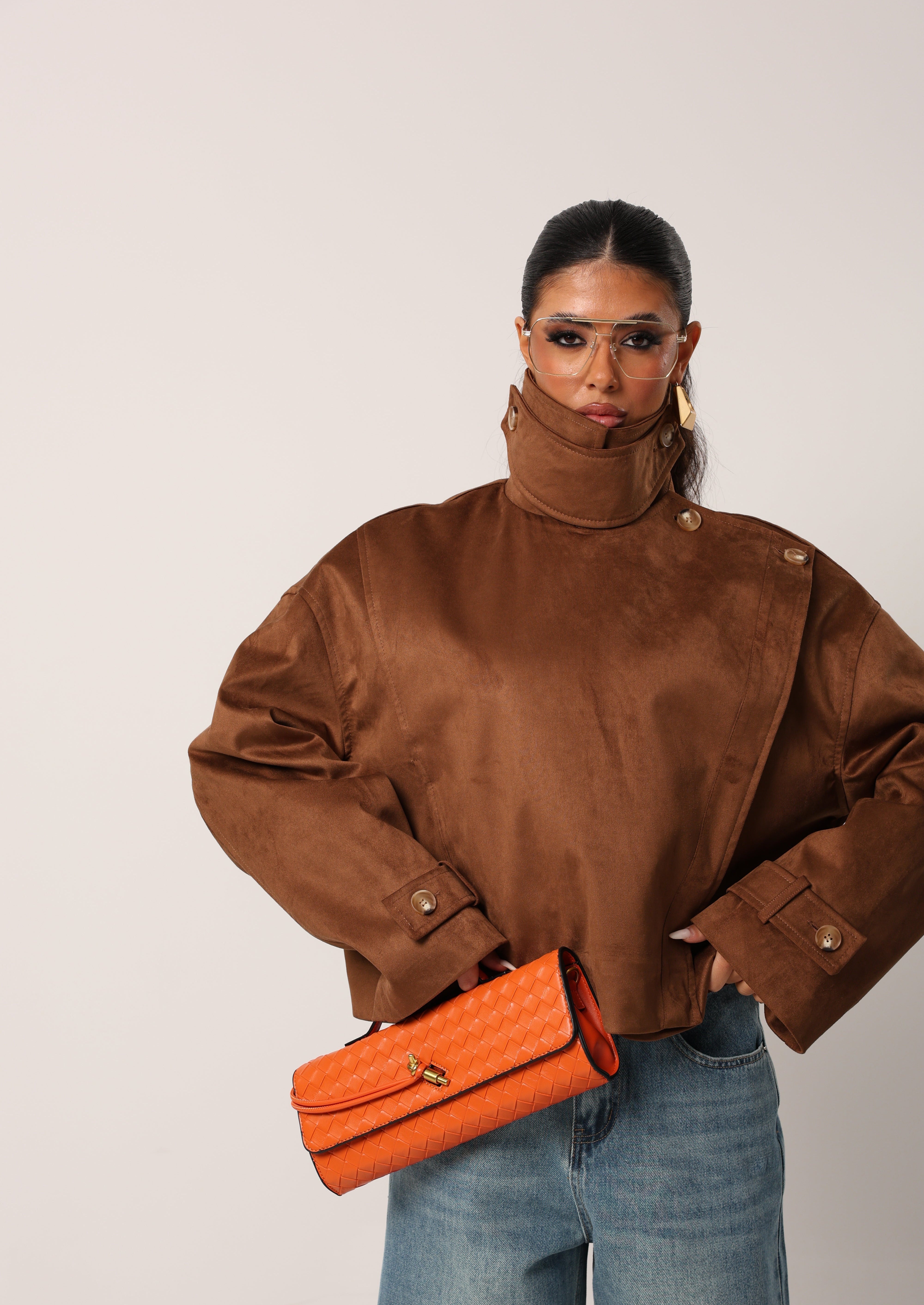 GIACCA ECOCAMOSCIO ELON CUOIO BY LUMINA