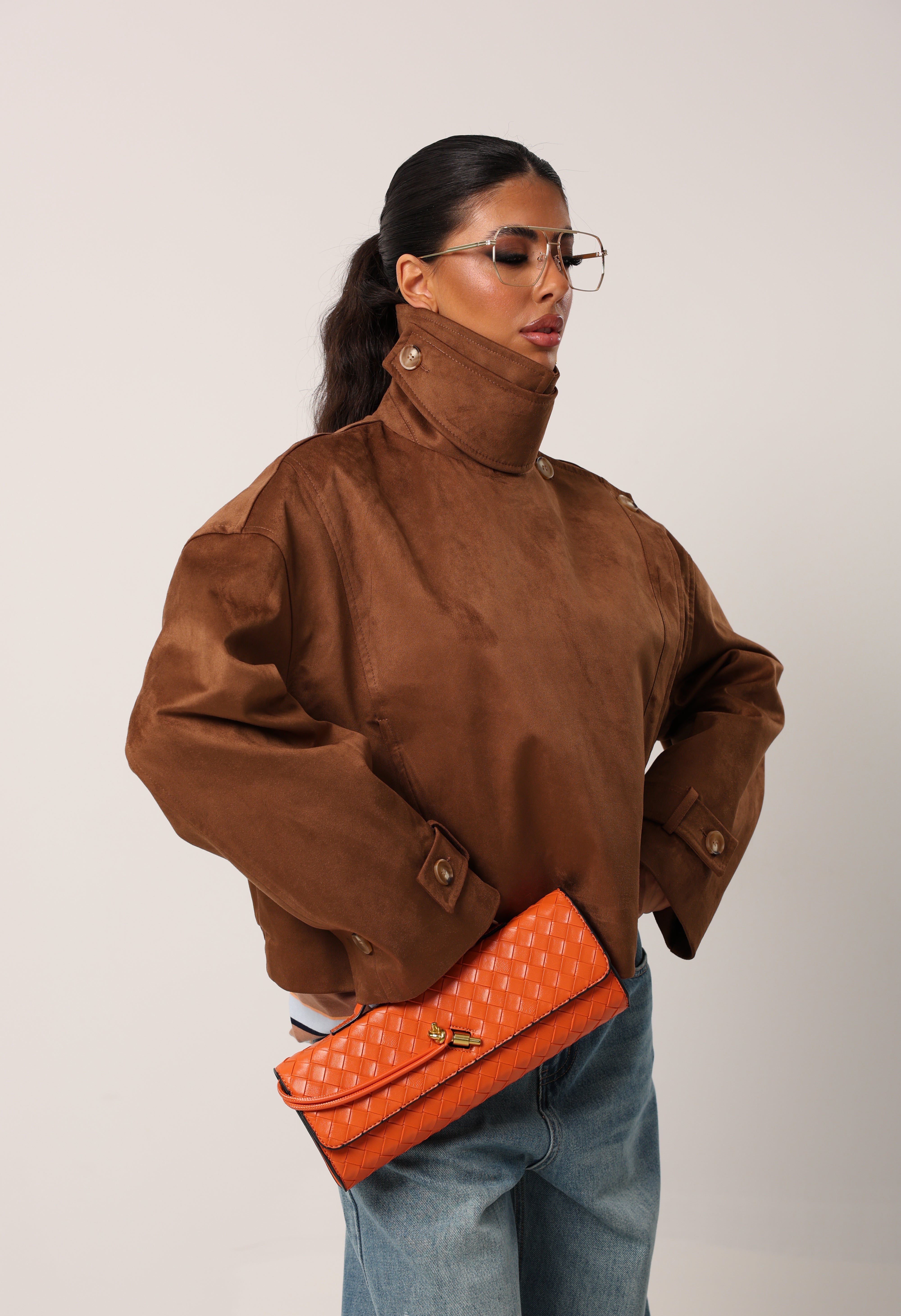 GIACCA ECOCAMOSCIO ELON CUOIO BY LUMINA