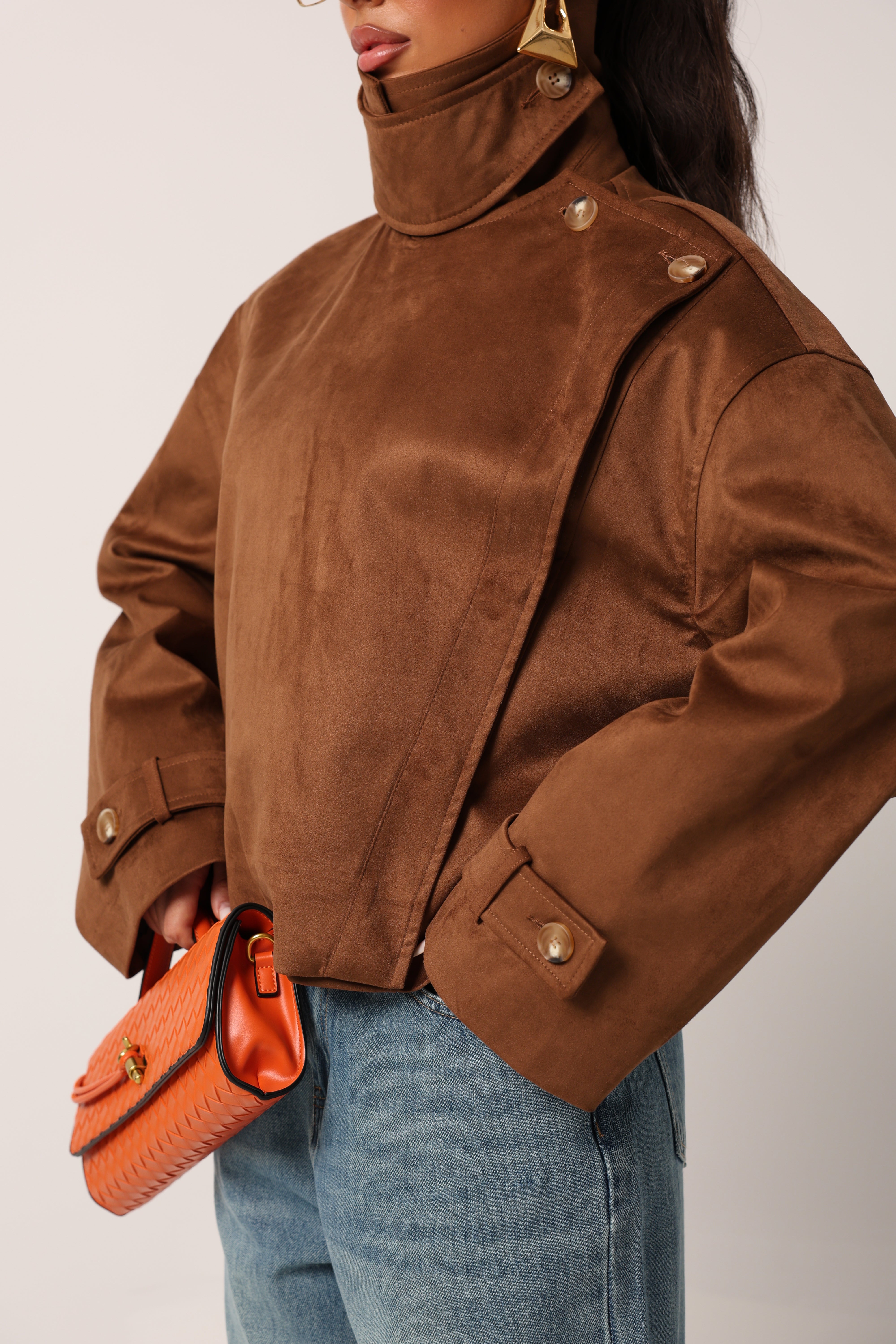 GIACCA ECOCAMOSCIO ELON CUOIO BY LUMINA