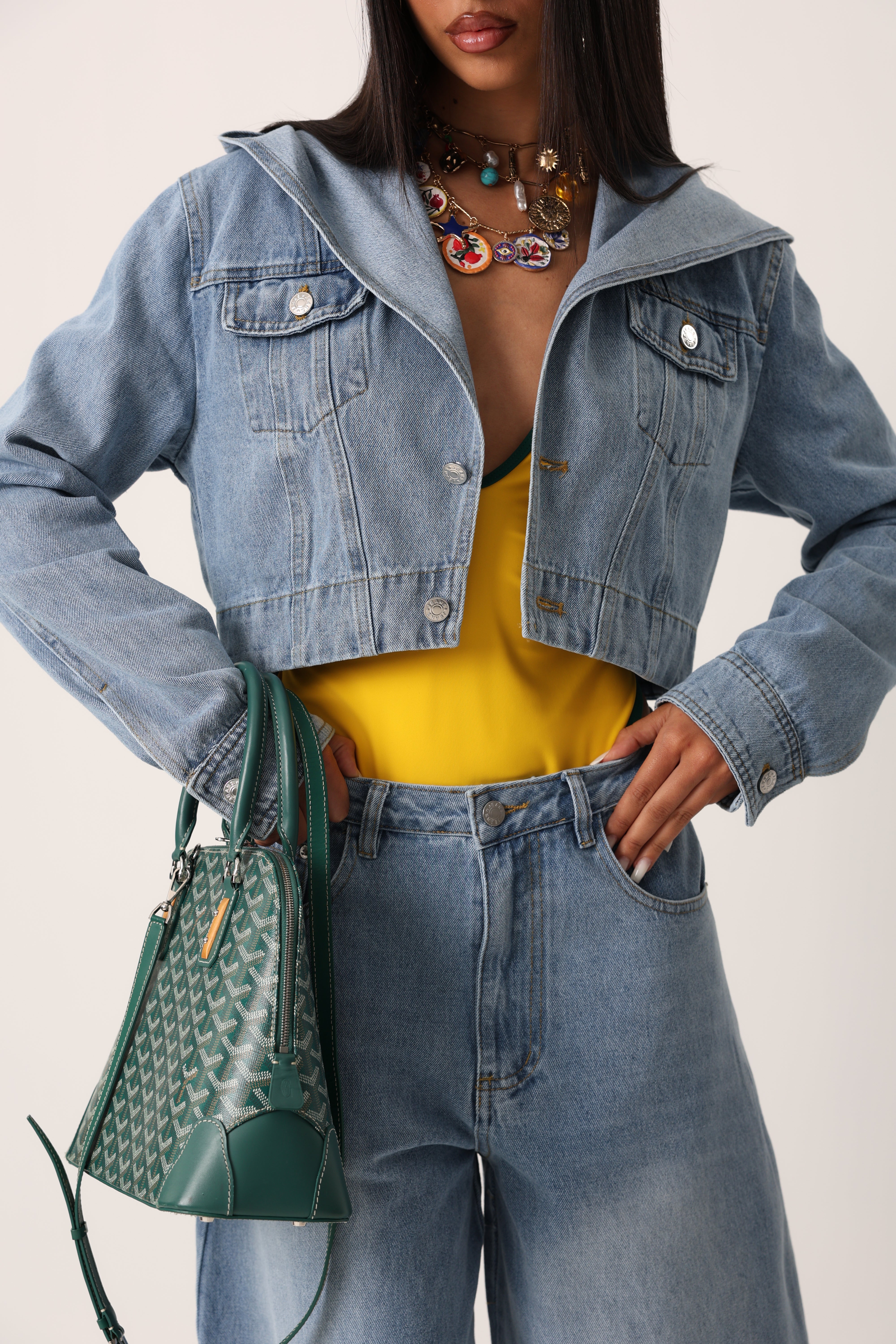 COORDINATO LOVELY DENIM CHIARO