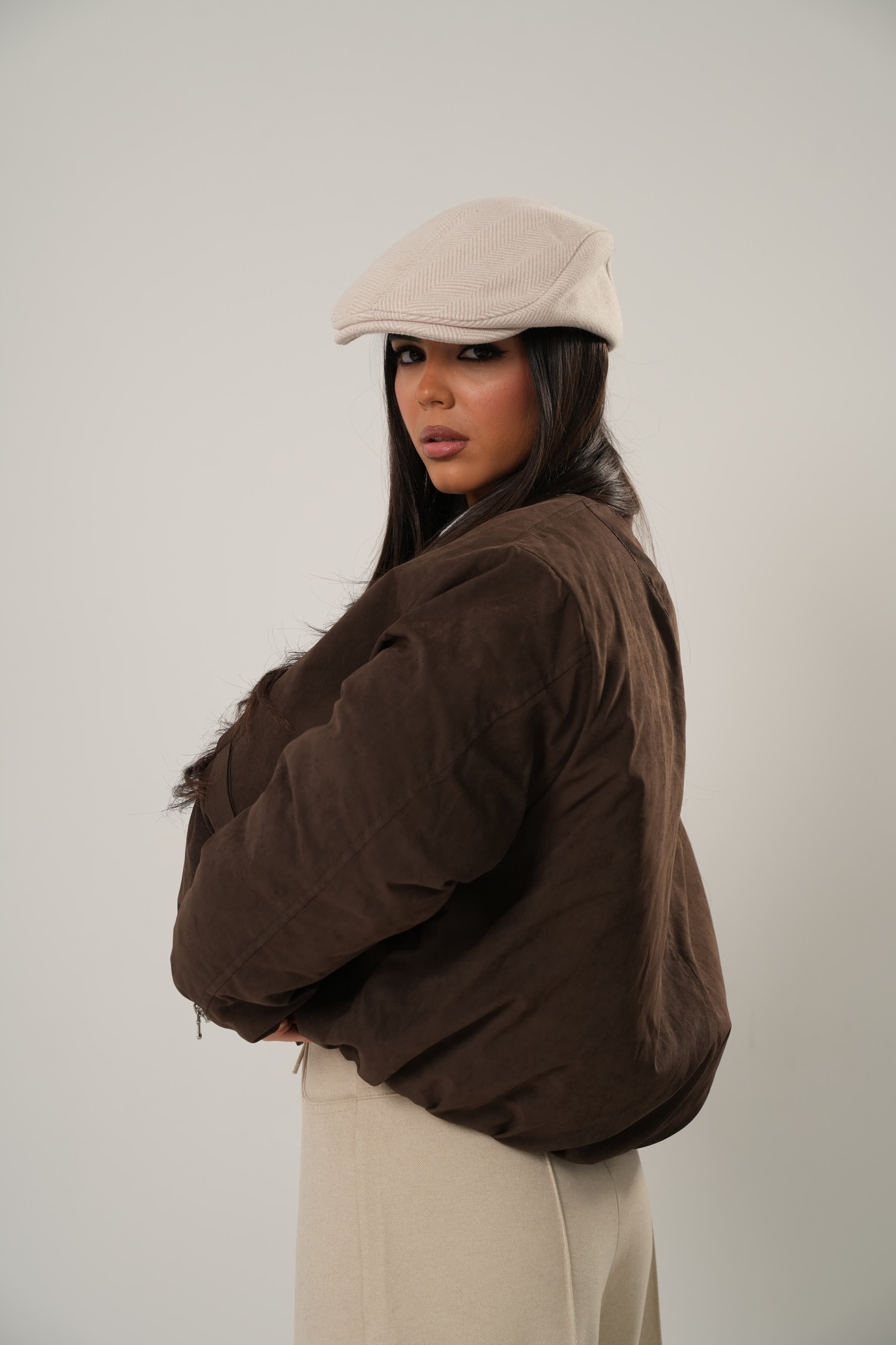 BOMBER MILLY MARRONE BY LUMINA