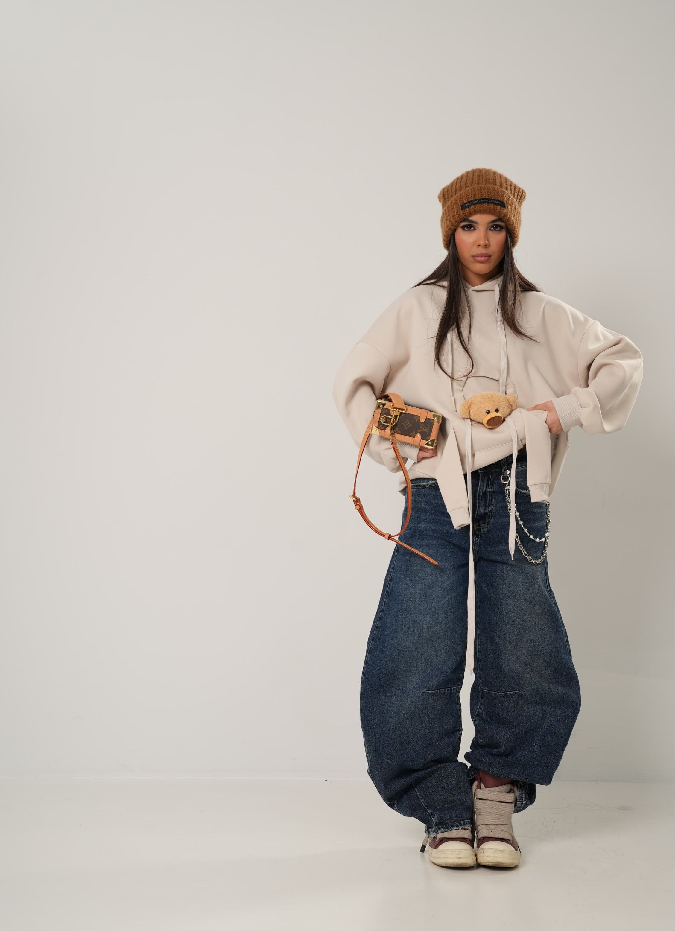 FELPA ORSACCHIOTTO BEIGE