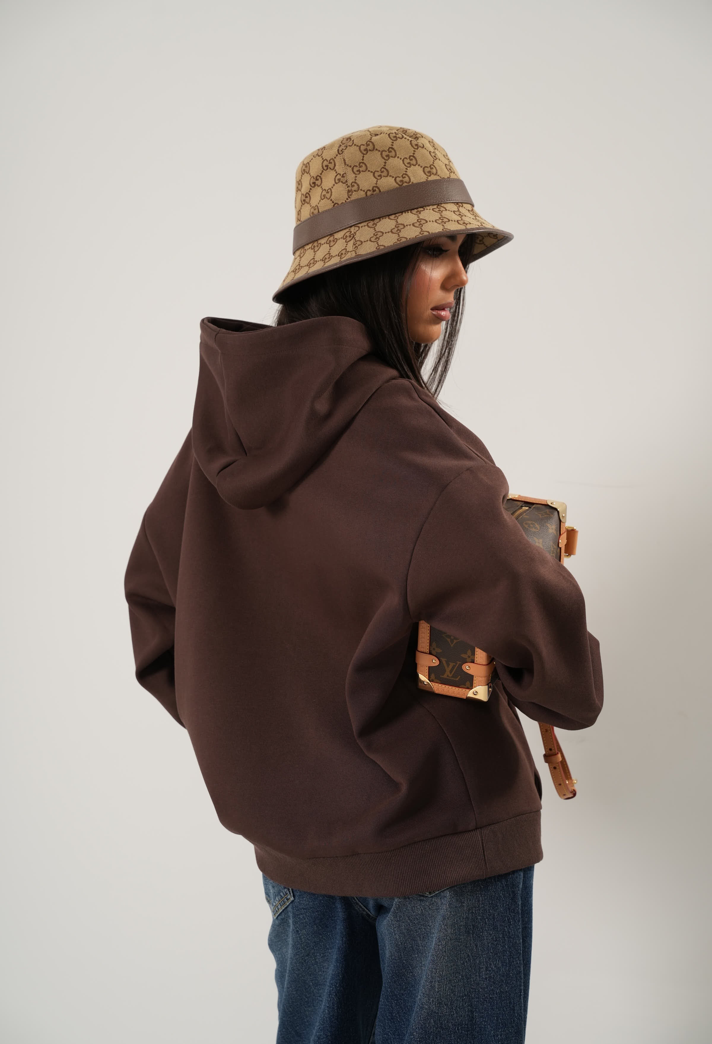 FELPA ORSACCHIOTTO MARRONE