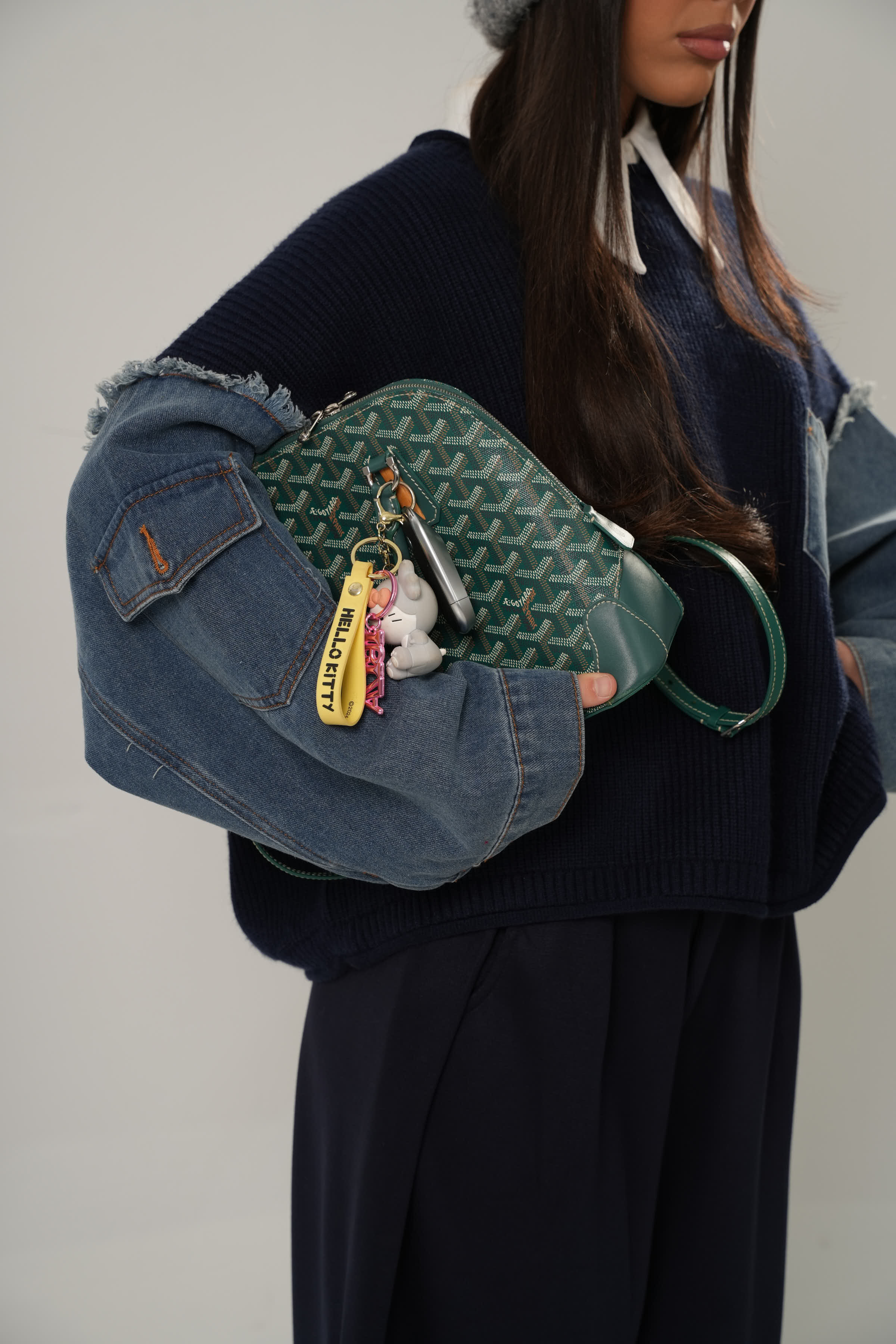 PULL TASCA PERLA BLU