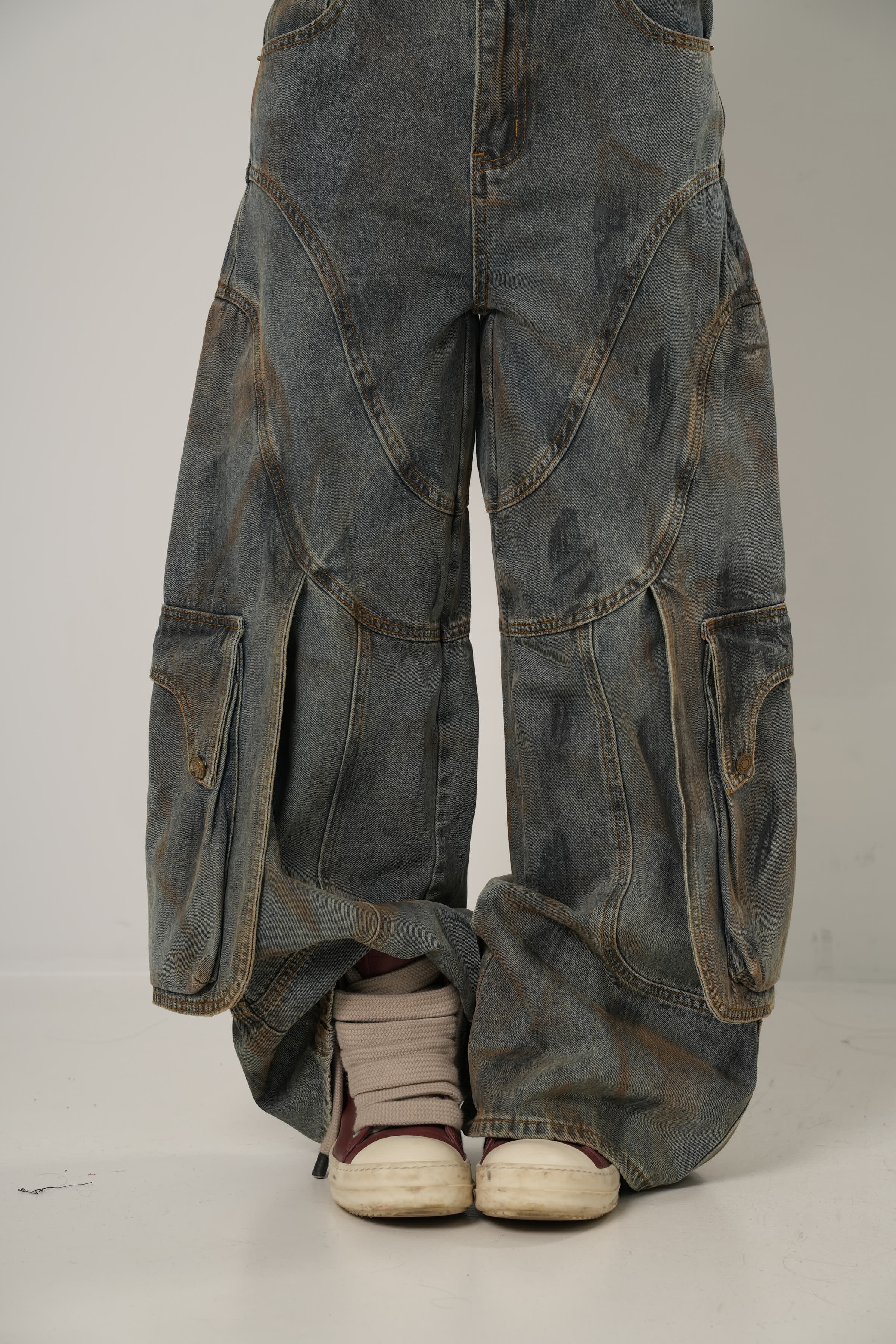 JEANS TASCONI PECHINO SABBIATO