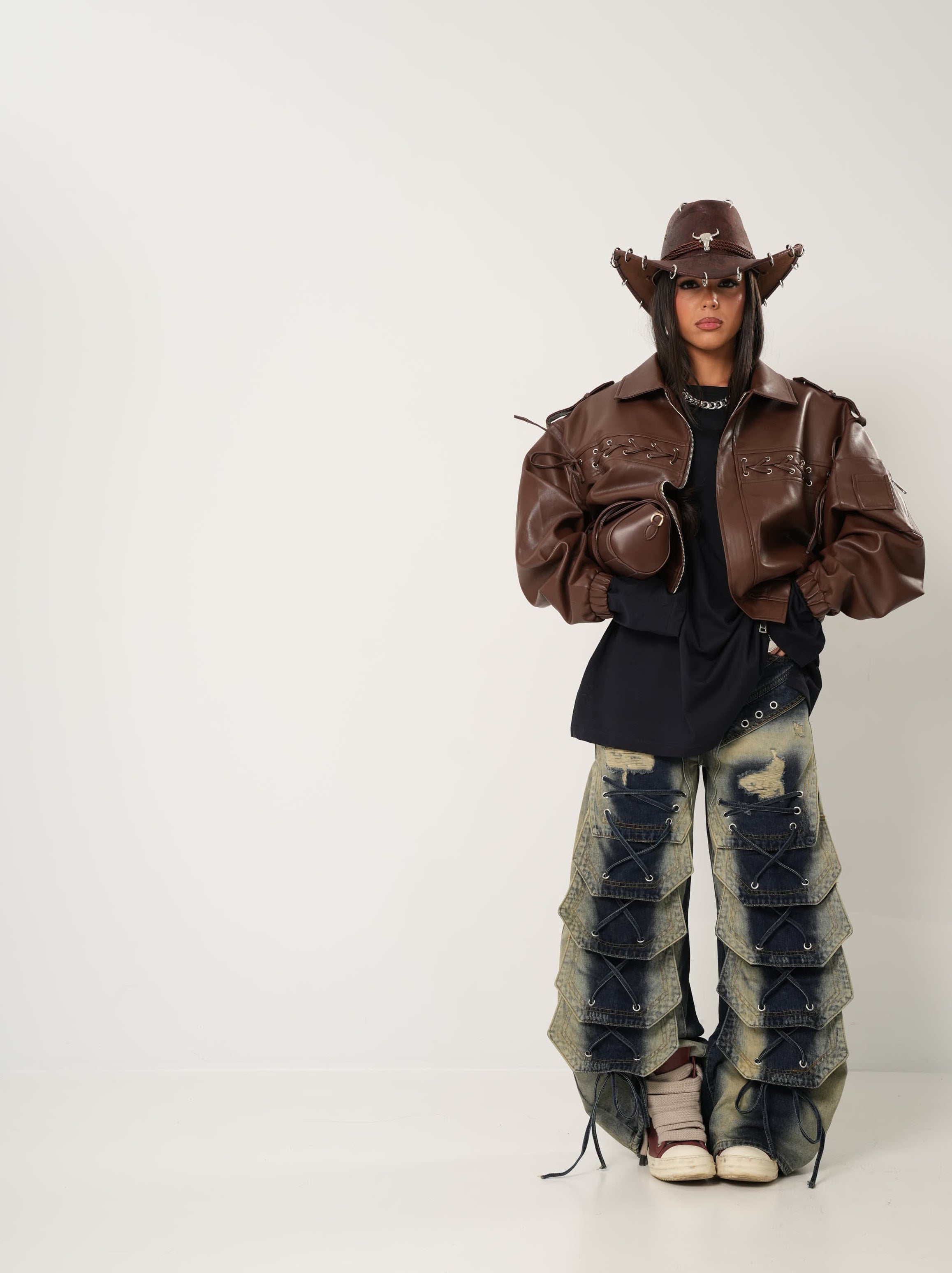 JEANS STRINGHE FLY SFUMATO